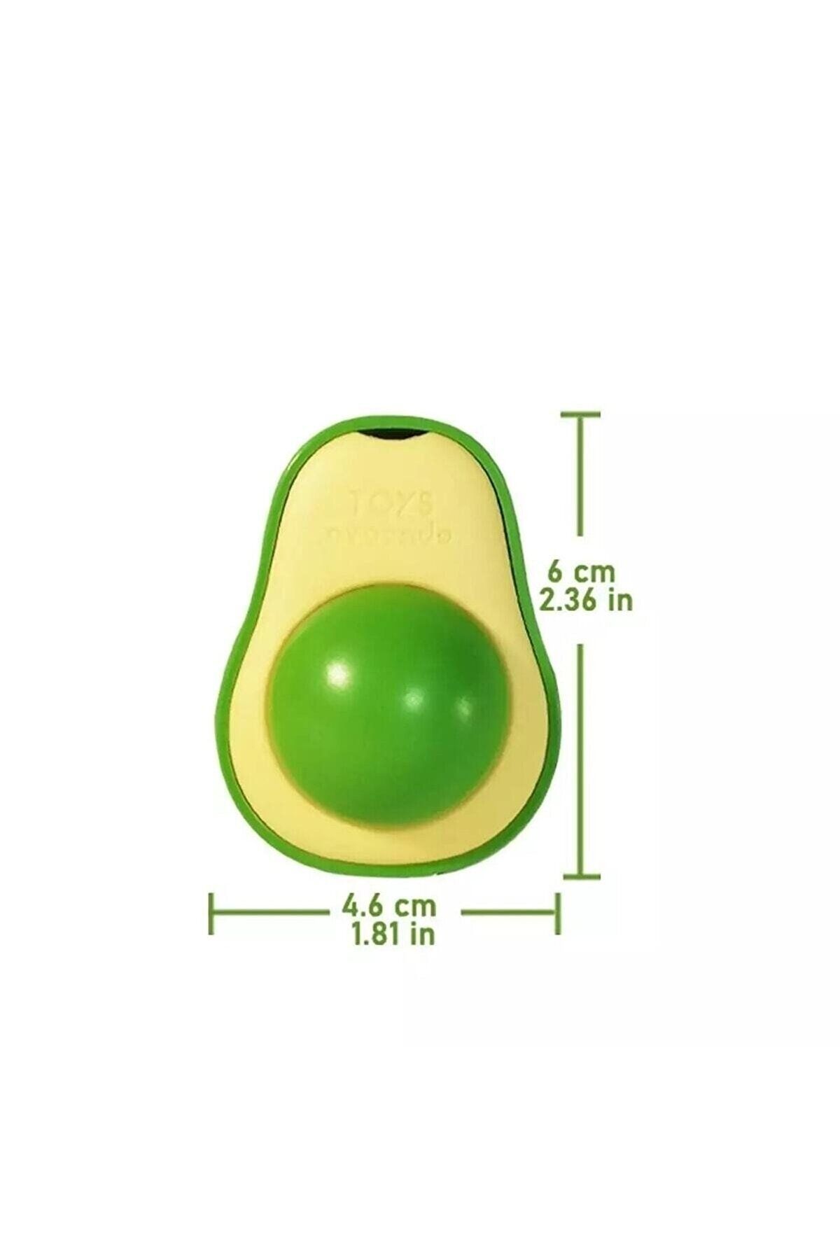 TTT Avokado Tasarımlı Kedi Yalama Topu