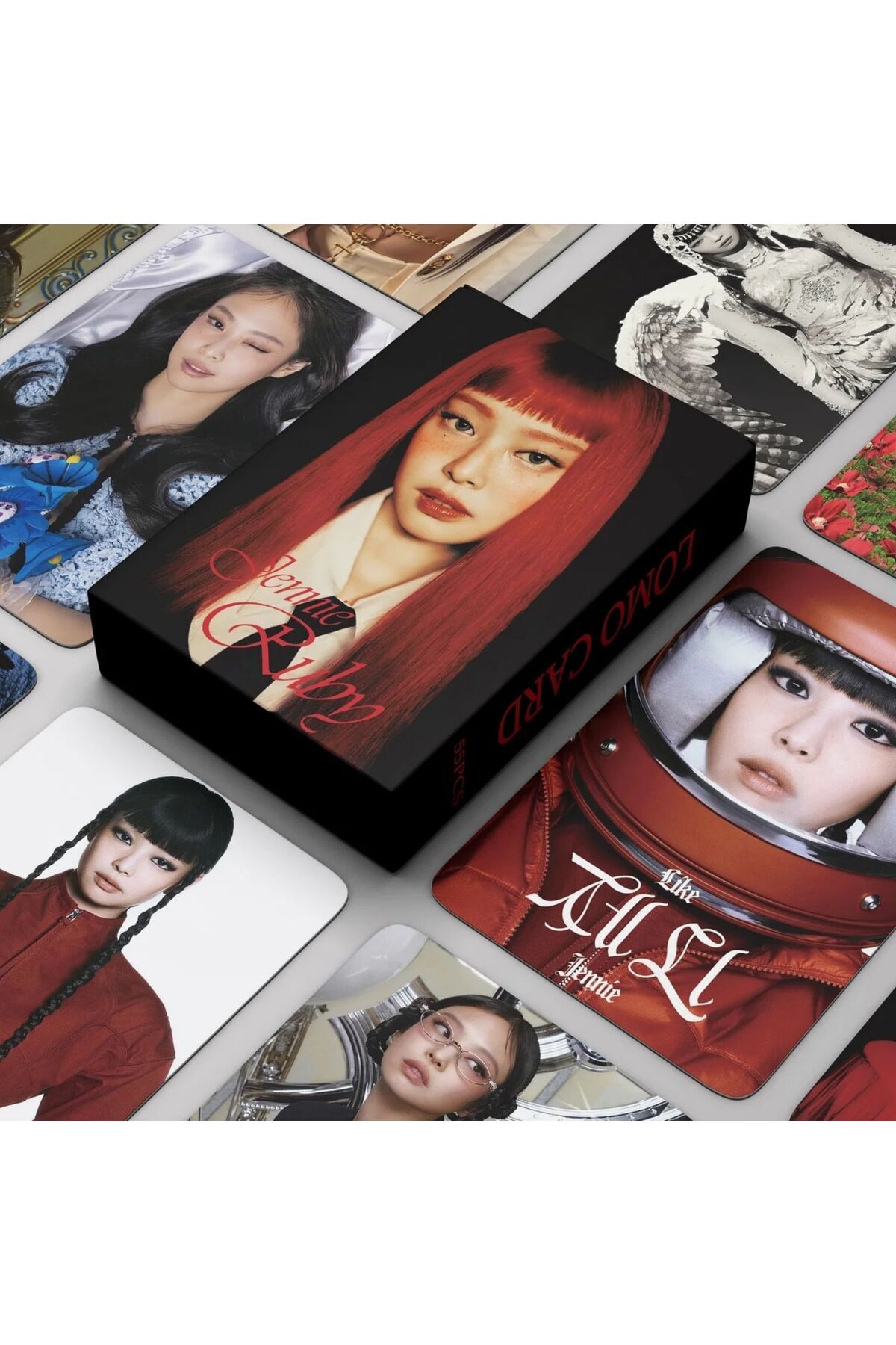 Kpop Dünyasi BLACKPINK Jennie '' Ruby '' Çift Yön Baskılı Lomo Card Seti 2