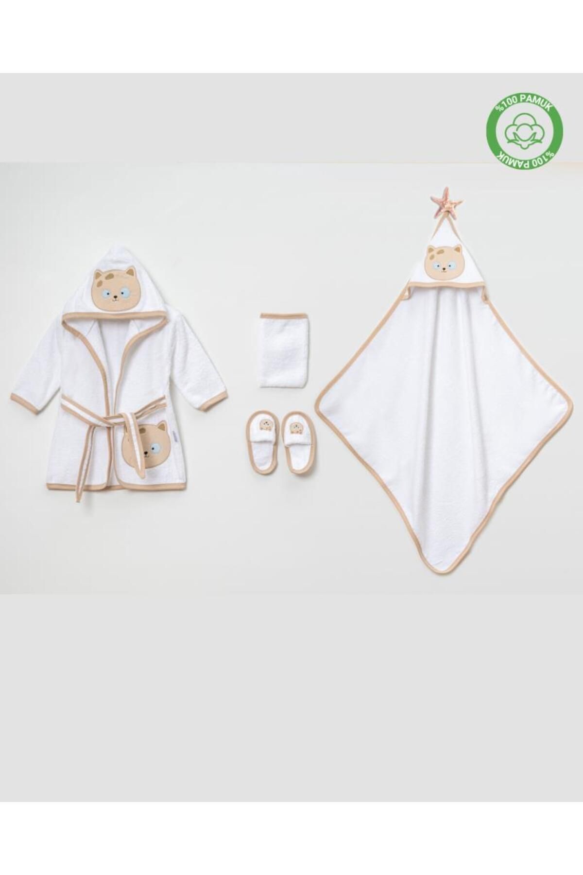 ankibaby Kedili Bornoz Takımı (1-2 Yaş)