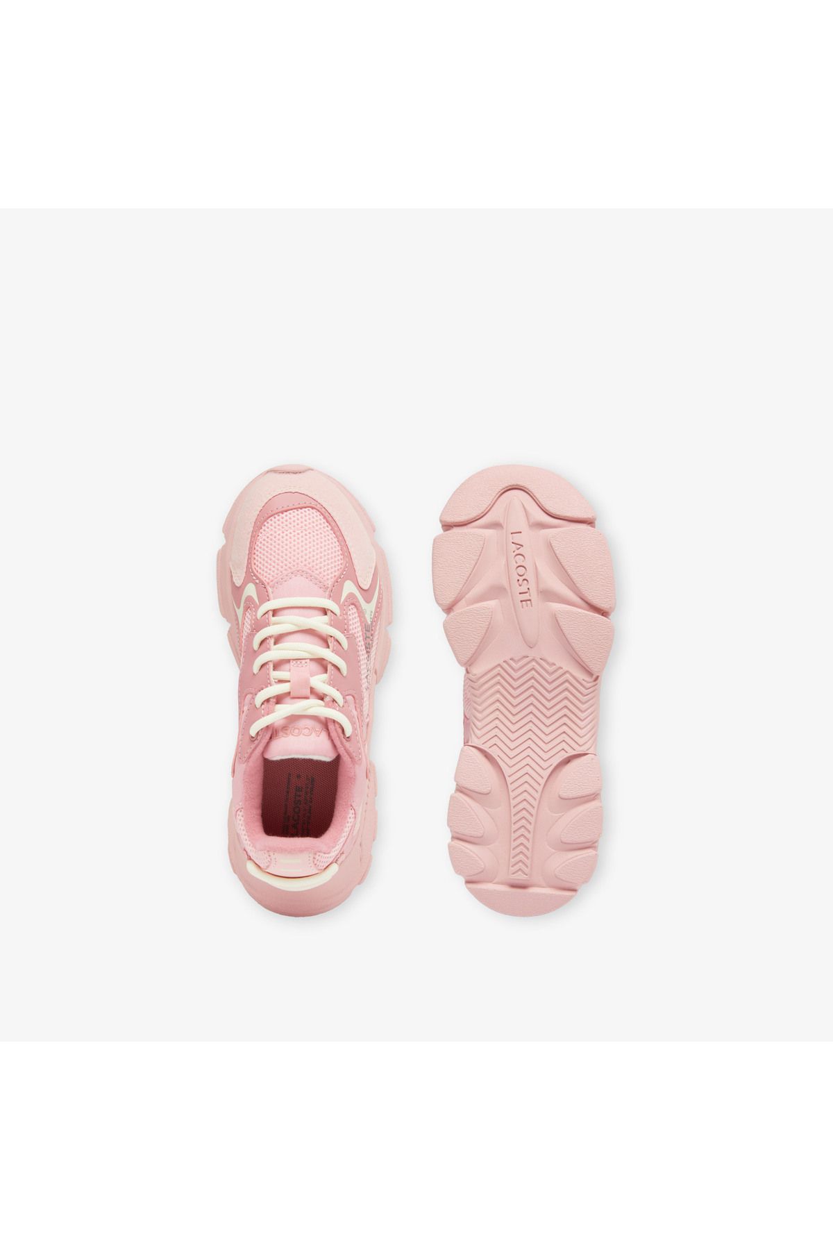 اسنیکر چند رنگ دخترانه و پسرانه بچگانه کفش ورزشی صورتی L003 NEO KID Lacoste