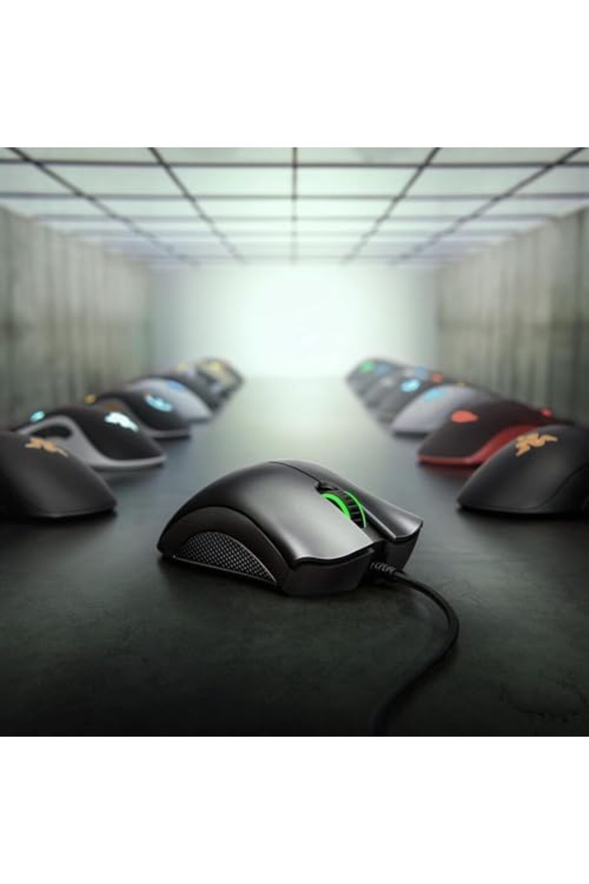RAZER-ماوس الألعاب DeathAdder Essential: مستشعر بصري بدقة 6400 نقطة في البوصة - 5 أزرار قابلة للبرمجة - ميكانيكي 4