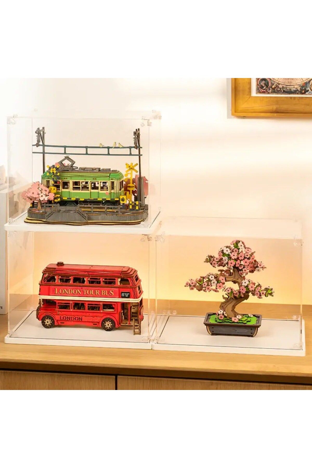 Robotime-Dustproof Display Box - Accessories For 3D Puzzles 5