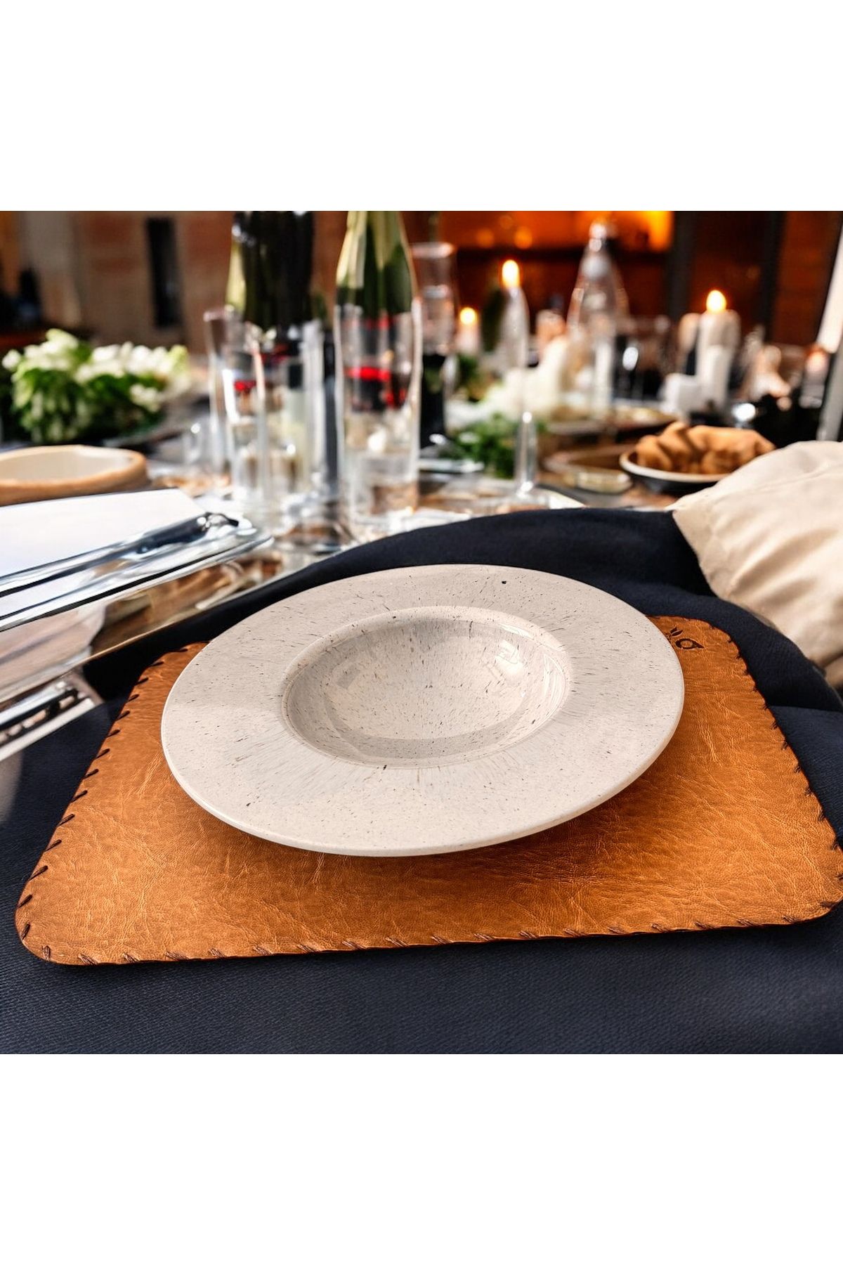 BARITCIOGLU Makarna Salata tabağı Çükür tabak 25 cm
