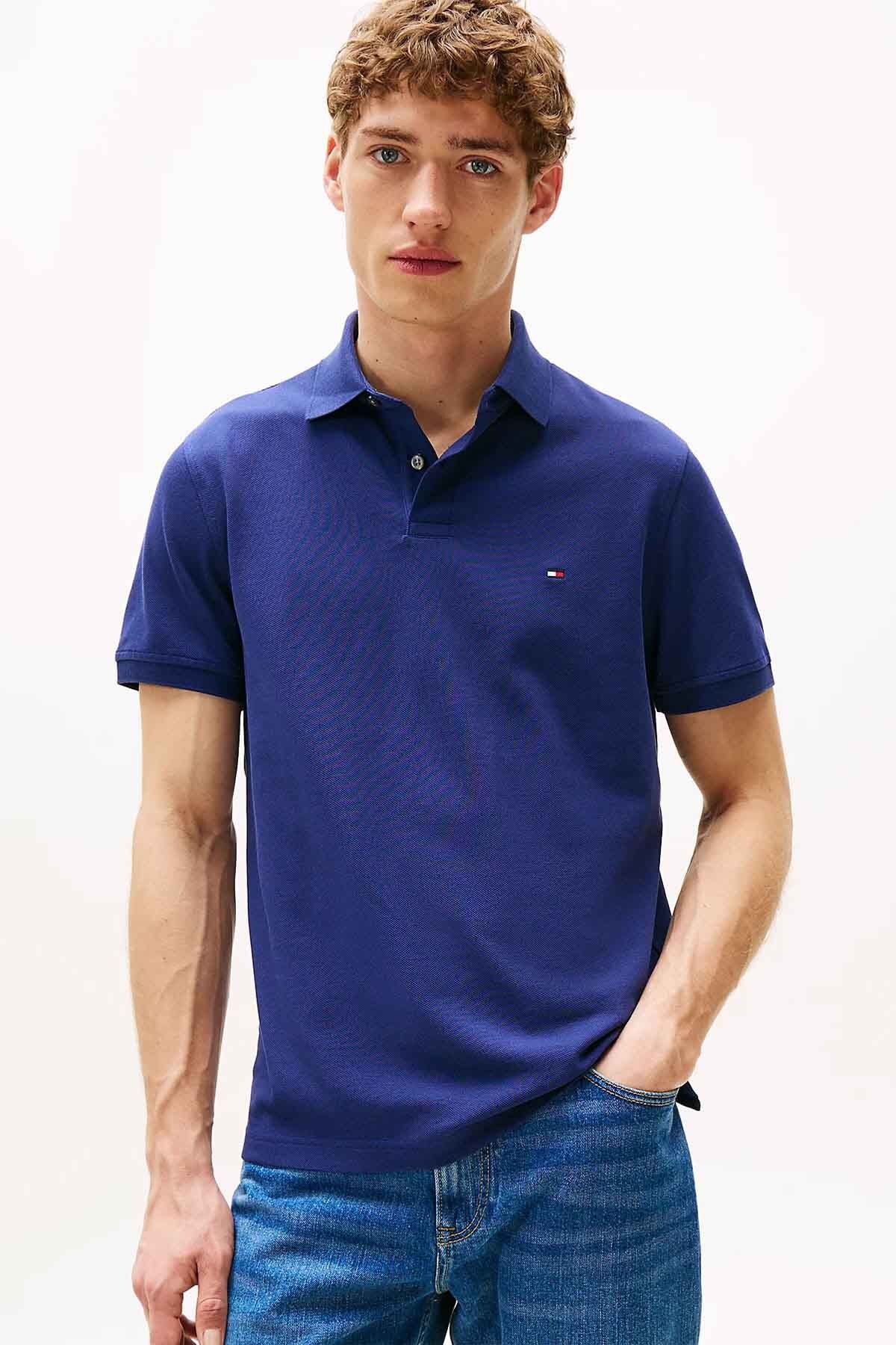Tommy Hilfiger Erkek 1985 Regular Polo Yaka T-Shirt - Lacivert