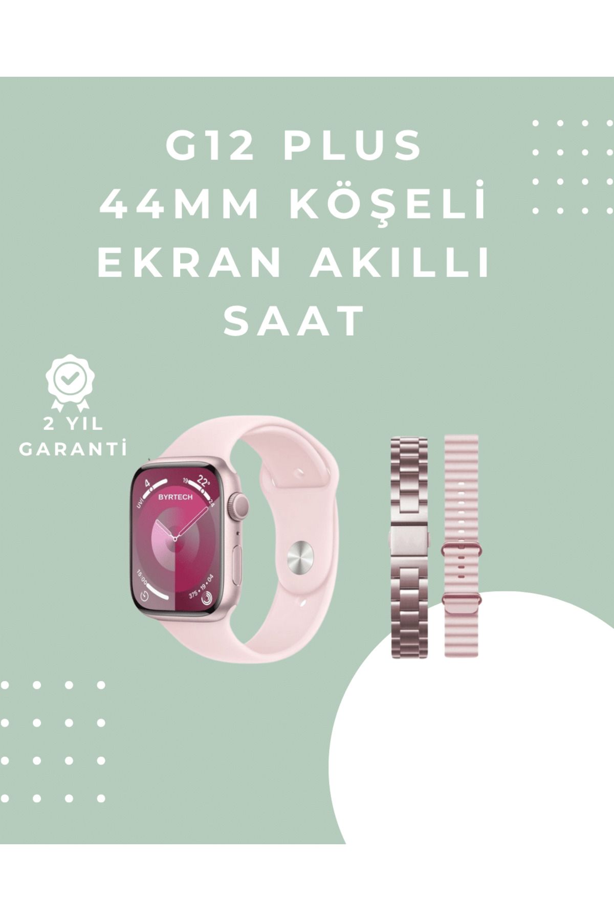 FTA TİCARET Nabız ve Uyku Takipli Akıllı Saat – Adımsayar, GPS, Suya Dayanıklı, Sesli Görüşme Özellikli