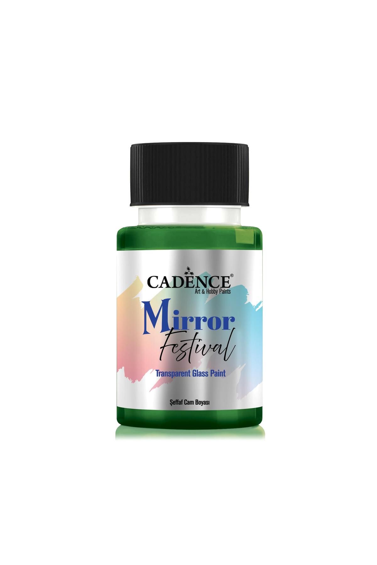 Cadence MIRROR FESTİVAL CAM BOYASI MF-05 YEŞİL 50ML