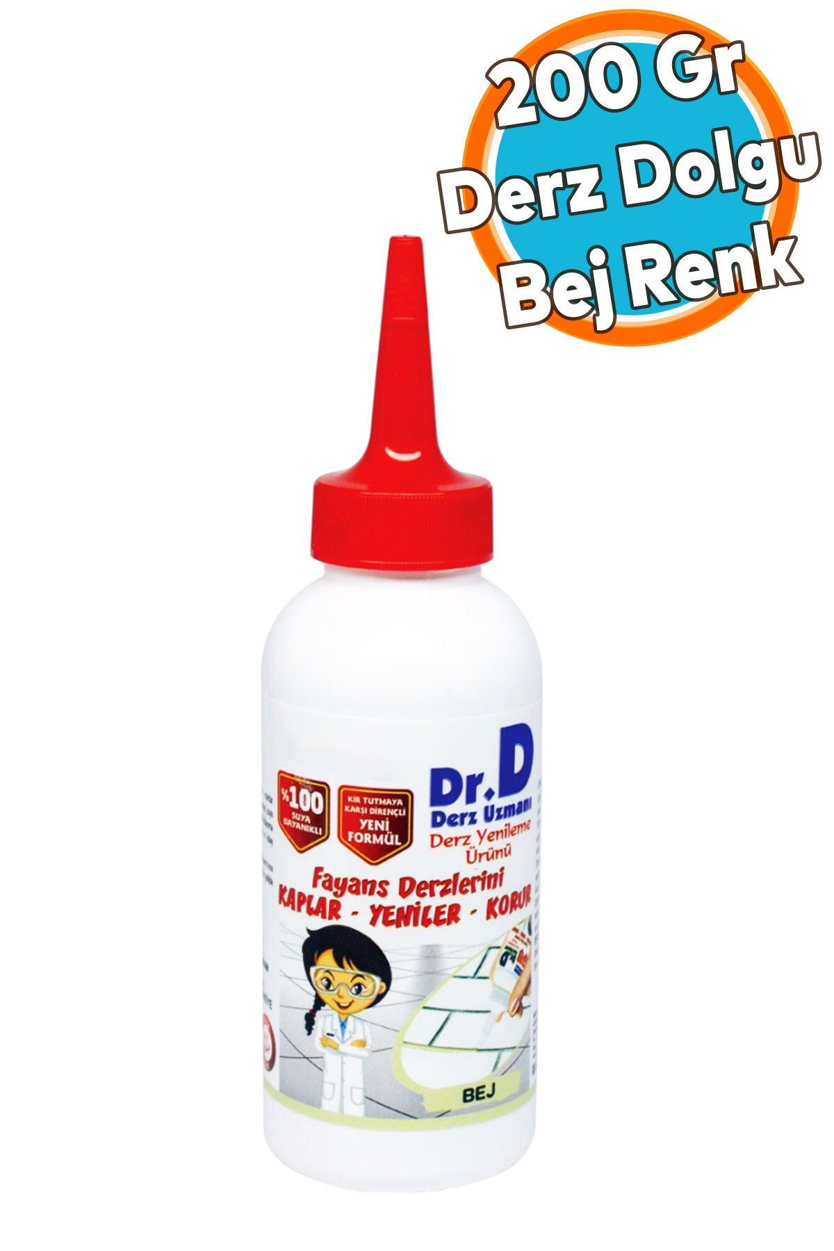 NZB Derz Dolgu Fayans Seramik Mermer Yer Duvar için Tamir Derz Yenileme Dolgusu 200 Gr BEJ Renk