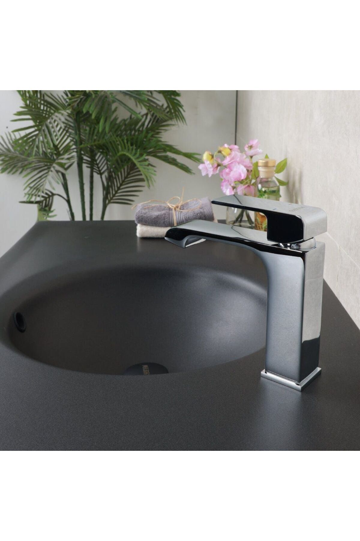 Danube Home-: Milano Power Wash Basin Mixer W/ Pop Up Waste 2