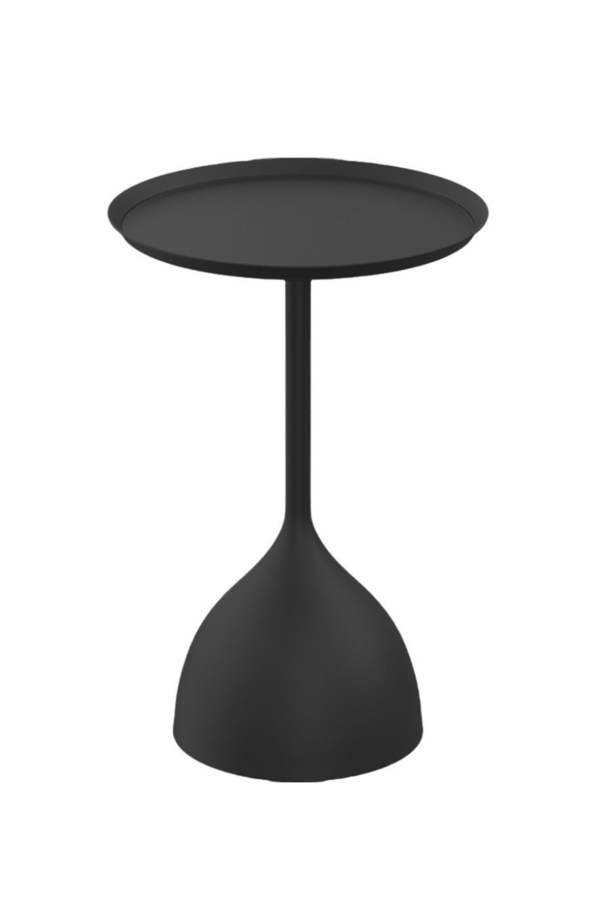 sharpdo-Retro Style Sofa Side Table, Light Luxury Style Coffee Table for Serving Guests 1