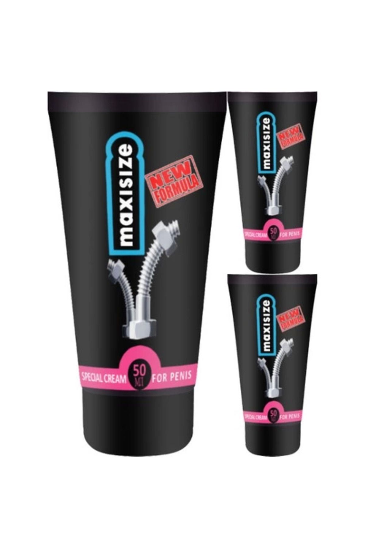 Vemora Maxsize KOD:LSTG303 Maxi Size 3 Adet Cream Erkeğe Özel 50 ml Şekillendirici Canlandırıcı Krem
