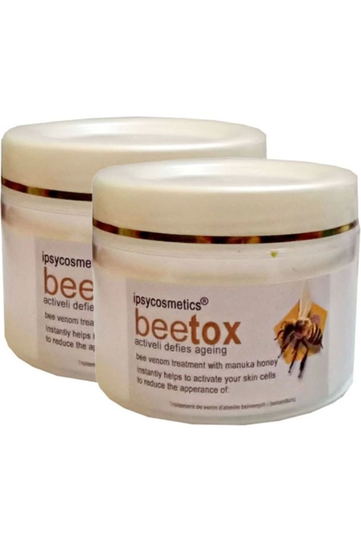 Vemora İpsycosmetics Beetox Doğal Arı Özü - Yüz Cilt Dekolte Boyun Kremi 100 ml x 2 adet