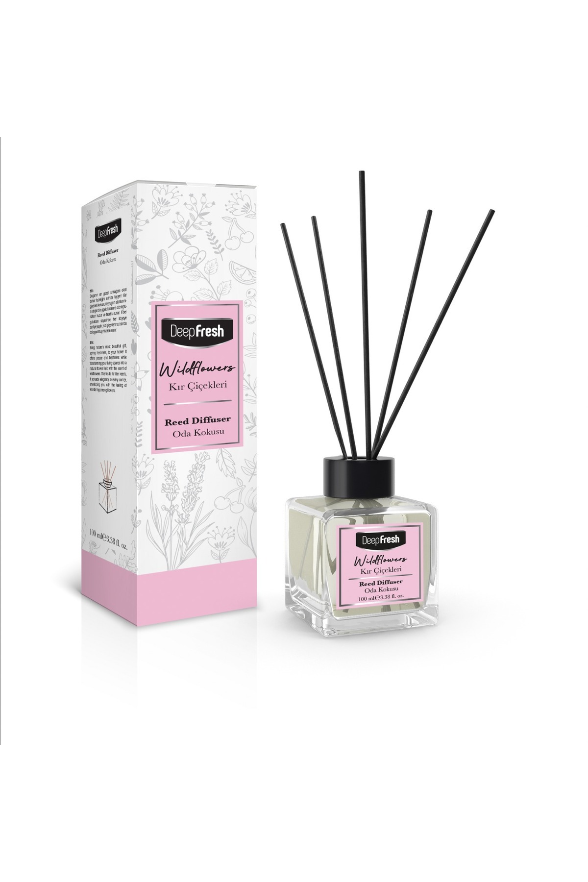 Deep Fresh Odorizant de camera cu betisoare Deep Fresh Wildflowers 100 ml