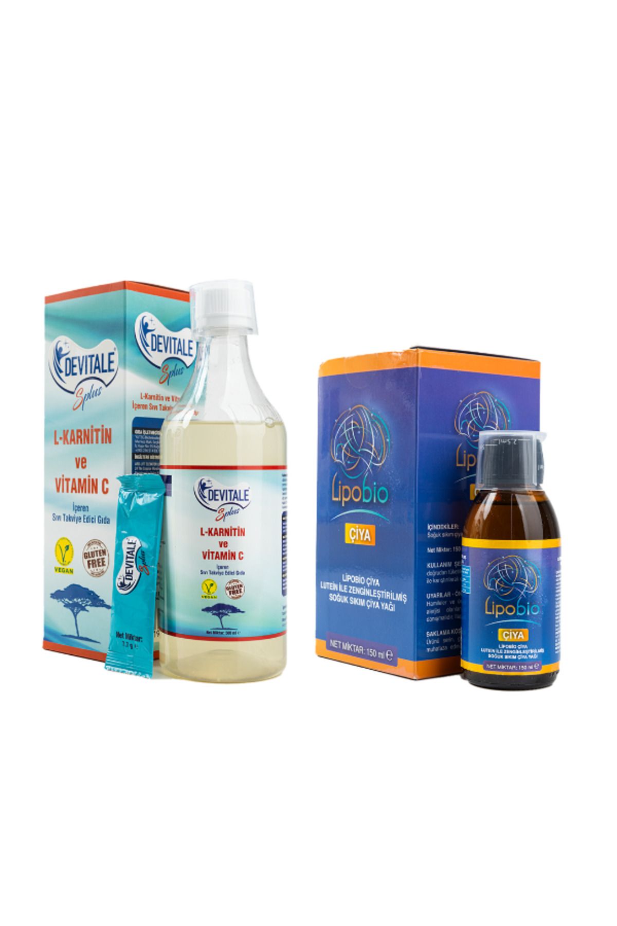 DEVİTALE Devitale Splus 500 ml + Lipobio Çiya 100 ml