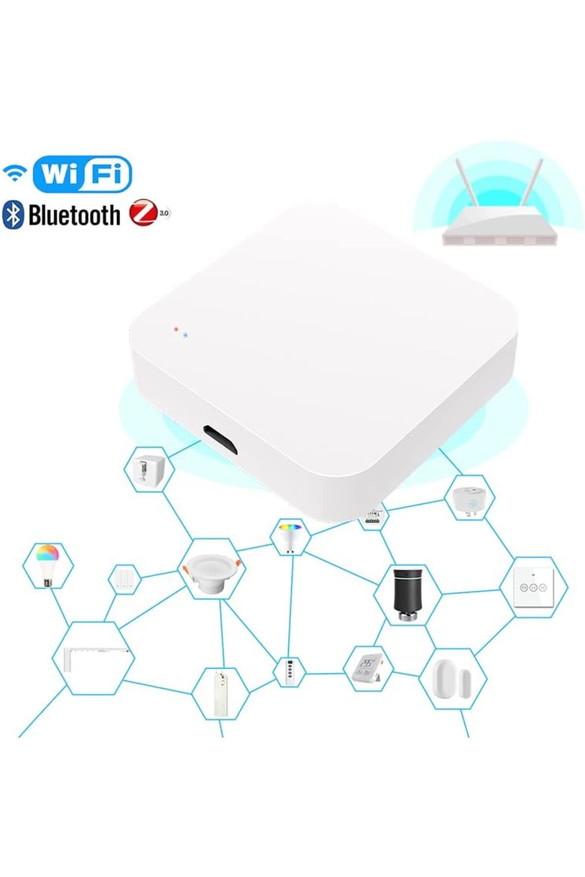 UanTii-Tuya Smart Multimode Gateway Wifi Zigbee Bluetooth Hub Bridge 7