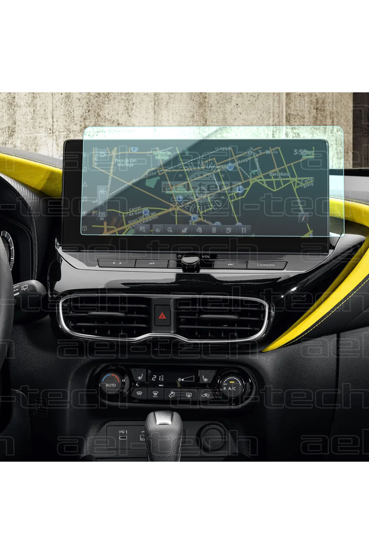 ael-tech Nissan Juke Uyumlu Navigasyon 9H Nano Ekran Koruyucu 2025