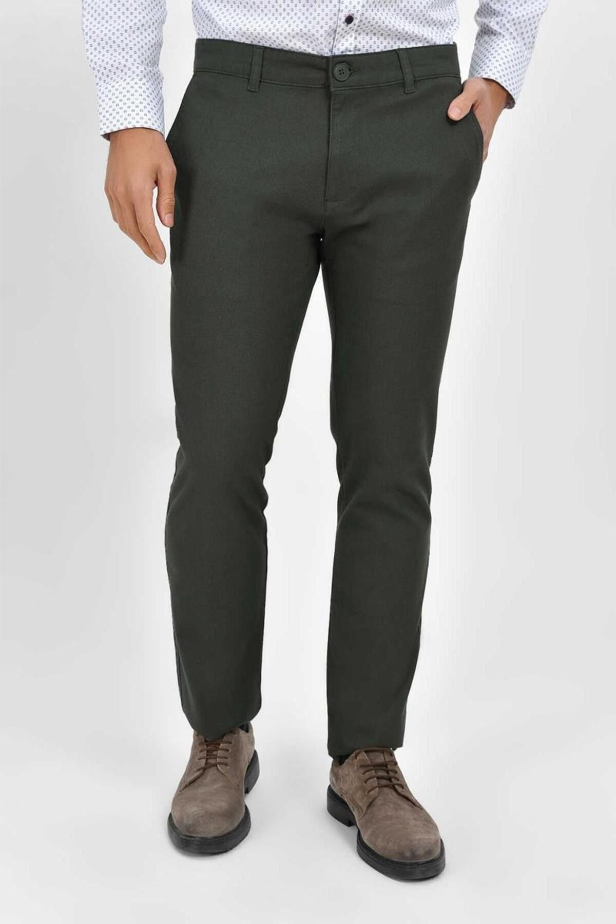 CLASSİCS MEN Hakamen Erkek Regular Fit Keten Pantolon 7338
