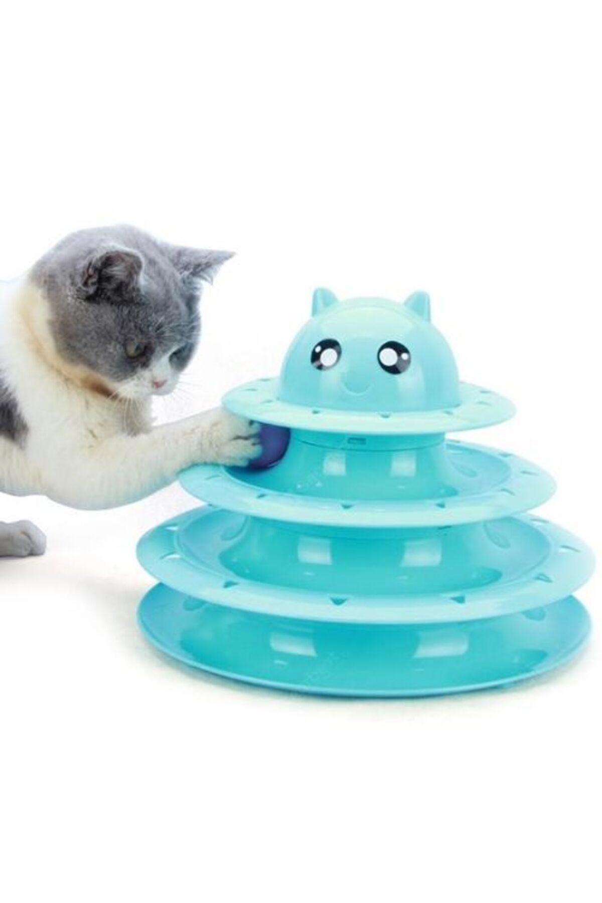 TTT 3 Katlı Kedi Oyuncağı Turntable Cat Toy