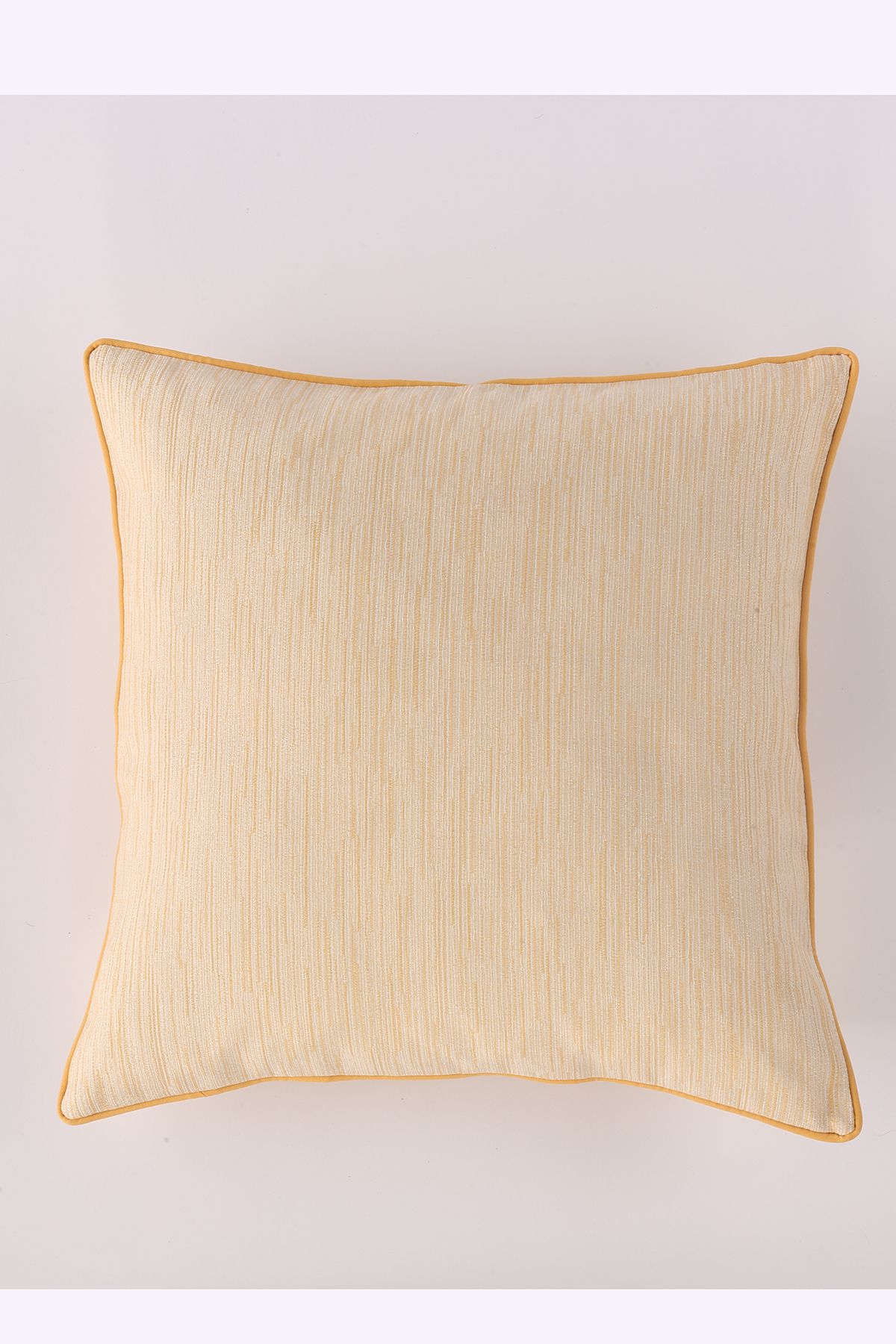 PS FABRIC Ourdoor Dış Mekan Kırlent Kılıfı 45x45 - Su itici, Solmaz Kumaş l Turuncu Desen