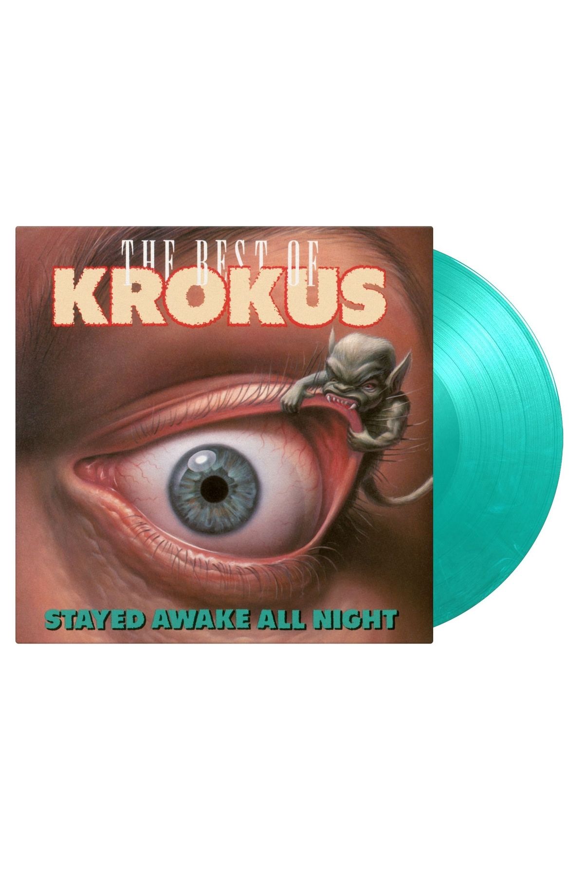 Eskişehir Plak KROKUS – Stayed Awake All Night:The Best Of (Limited, Numbered, GREEN & WHITE MARBLED VINYL)