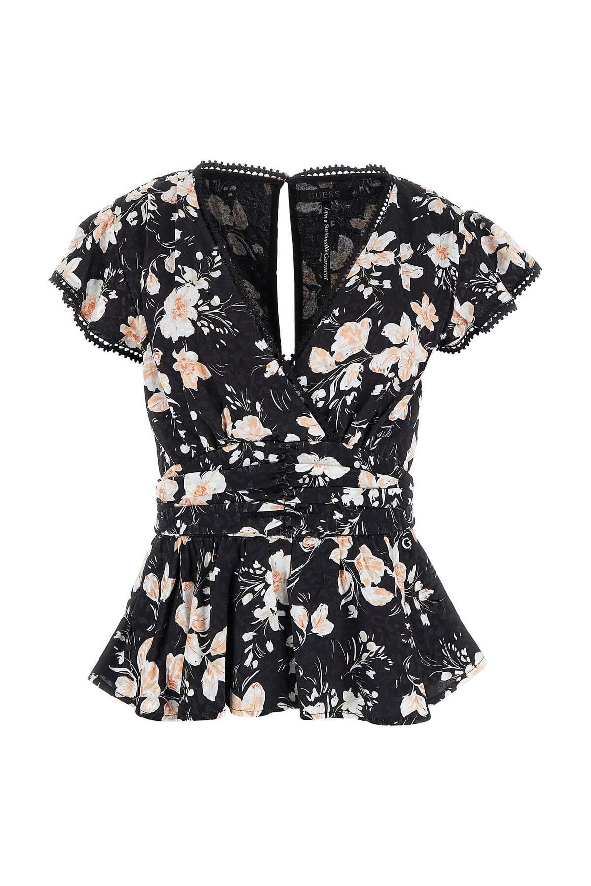 Guess Ema Kadın Peplum Top