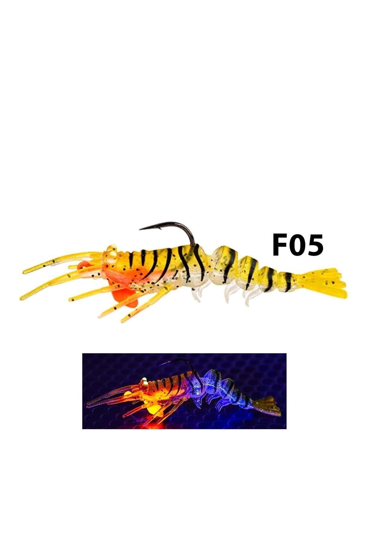 Fujin Shrimper 75mm 8.5gr Silikon Karides - F05 Real Shrimp