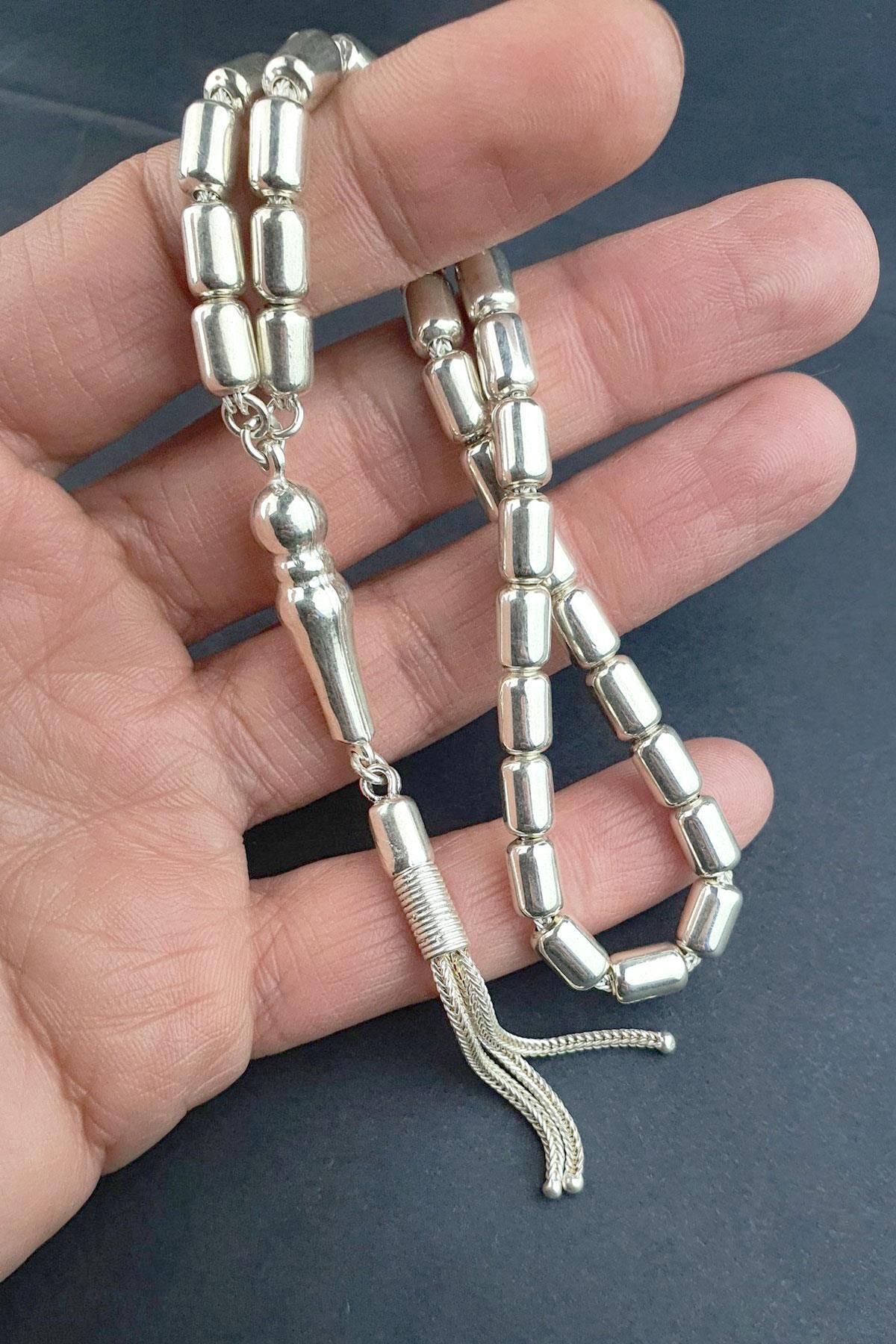 OSESHOP 925 ayar Gümüş Kesme Tesbih