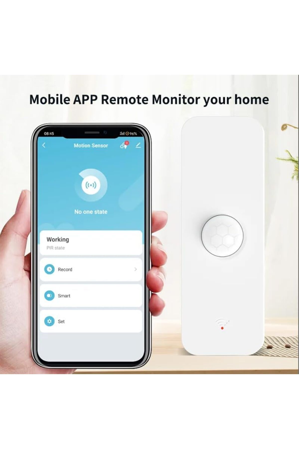 UanTii-Tuya WIFI PIR Motion Sensor Movement Detector Alarm Smart Life APP Wireless Home Automation S 2