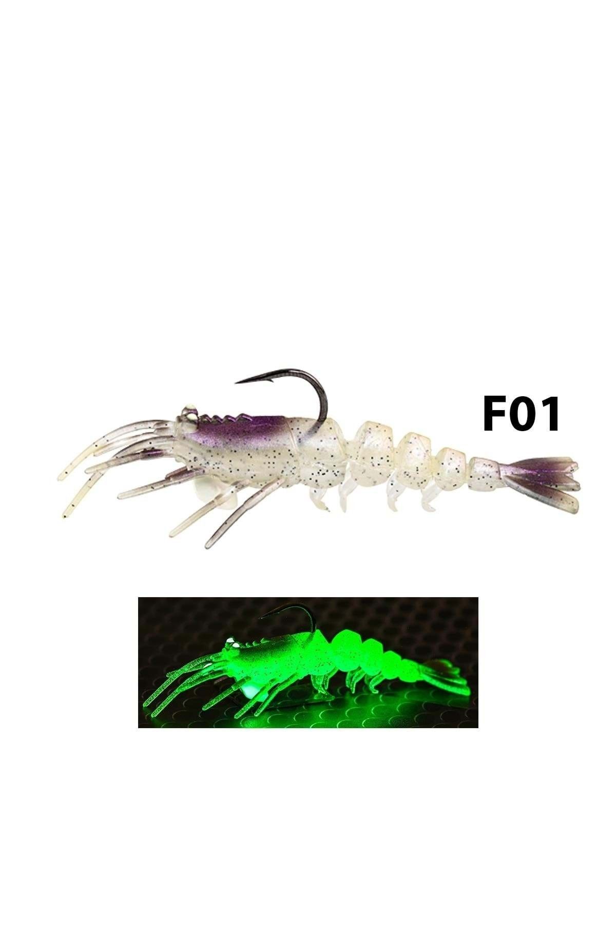 Fujin Shrimper 75mm 8.5gr Silikon Karides - F01 Jelly