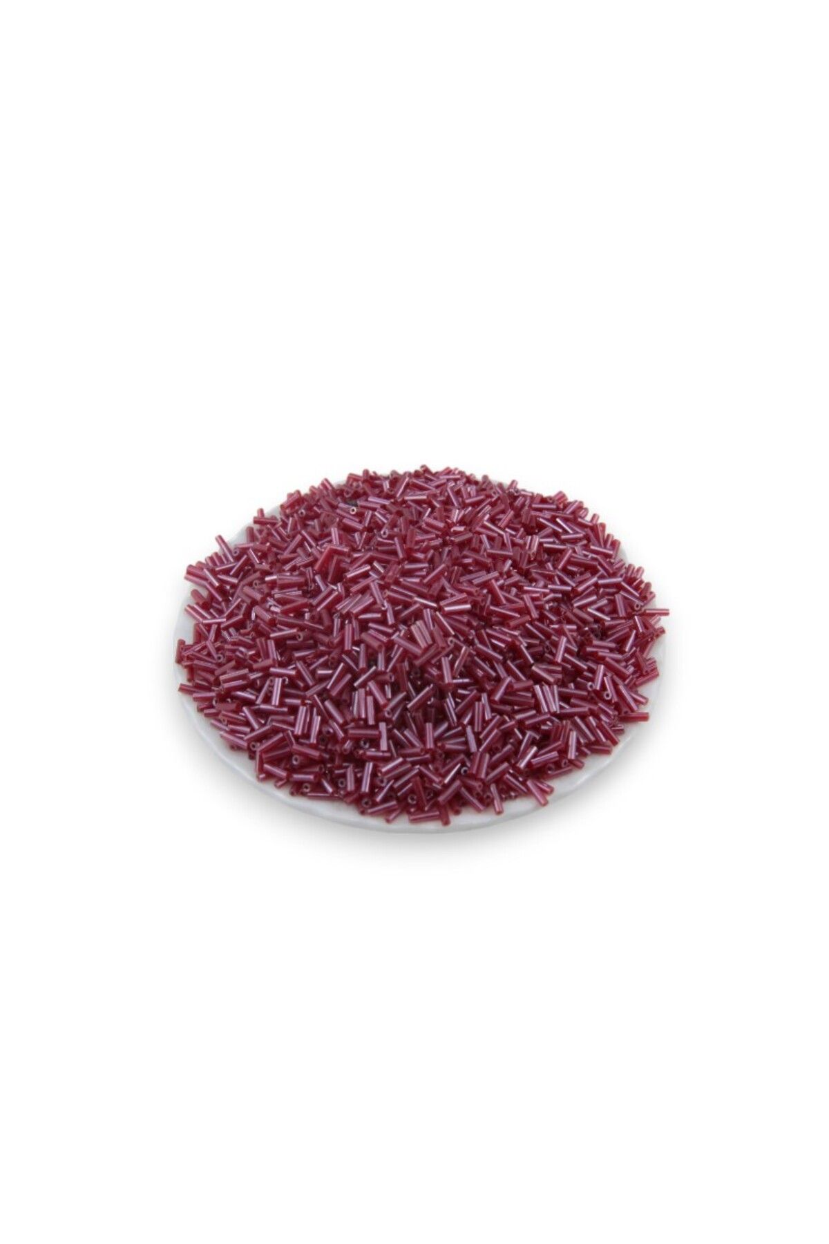 Serhat Aksesuar ve El İşçilik Kırmızı Boru Boncuk 100 Gr