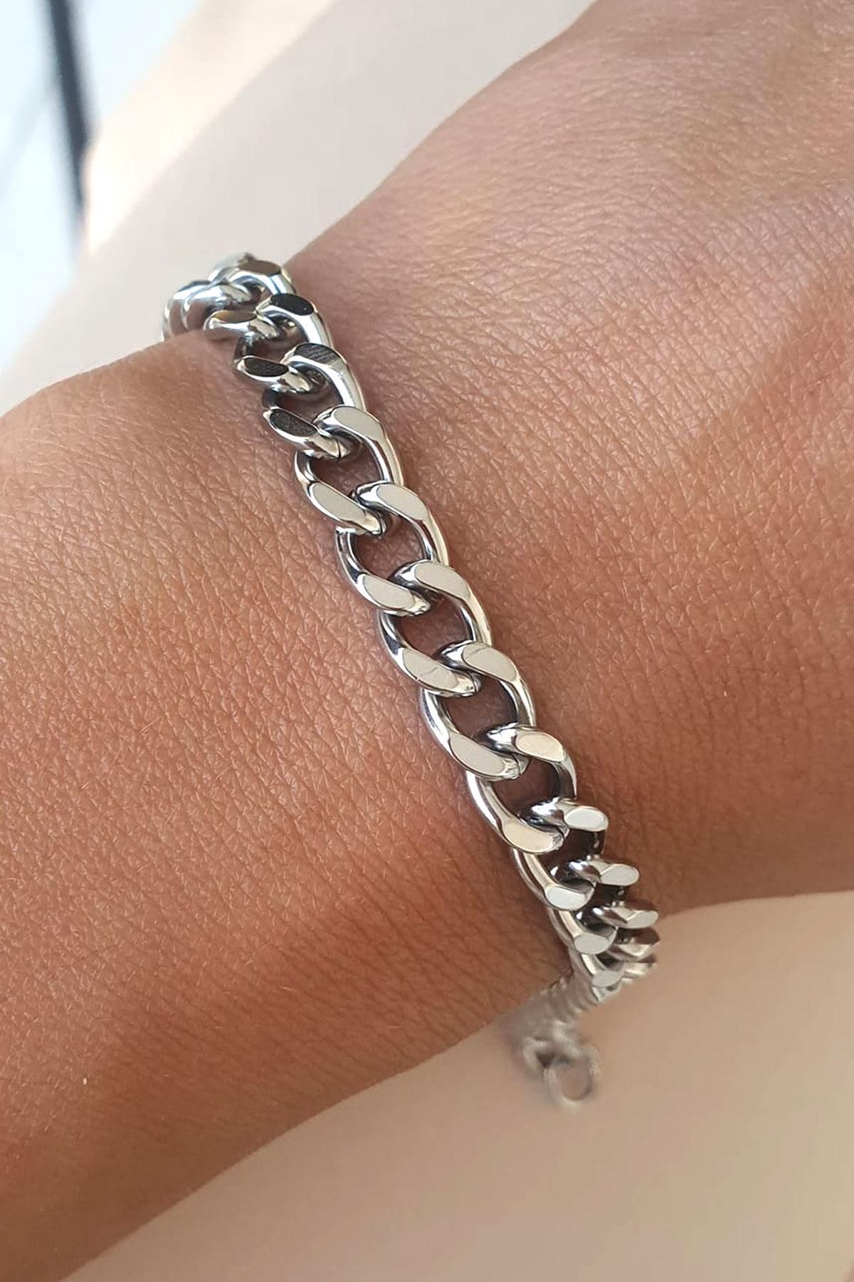 OSESHOP 316L Anti Alerjik Cerrahi Çelik Erkek Bileklik
