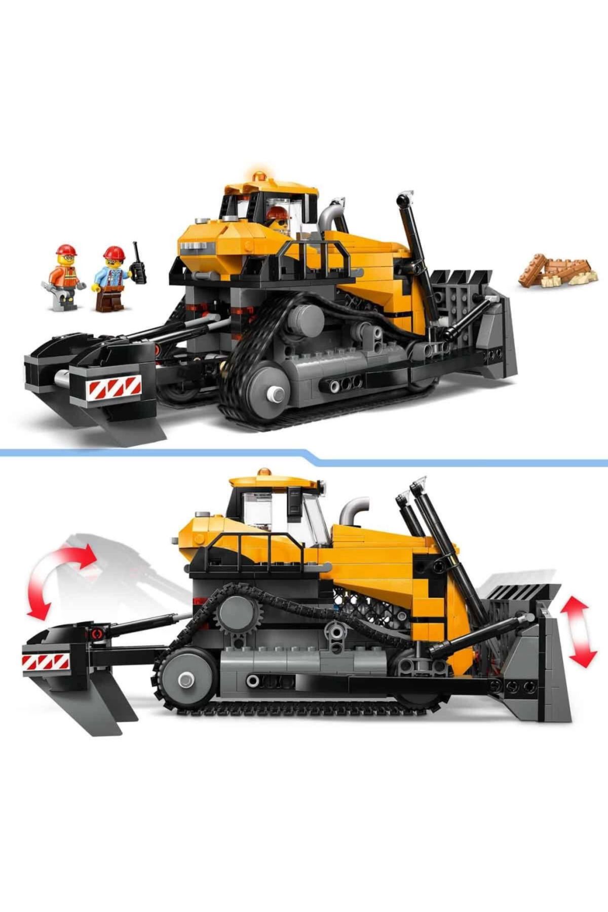 NW NessiWorld Nessiworld LEGO City Sarı Buldozer 60466
