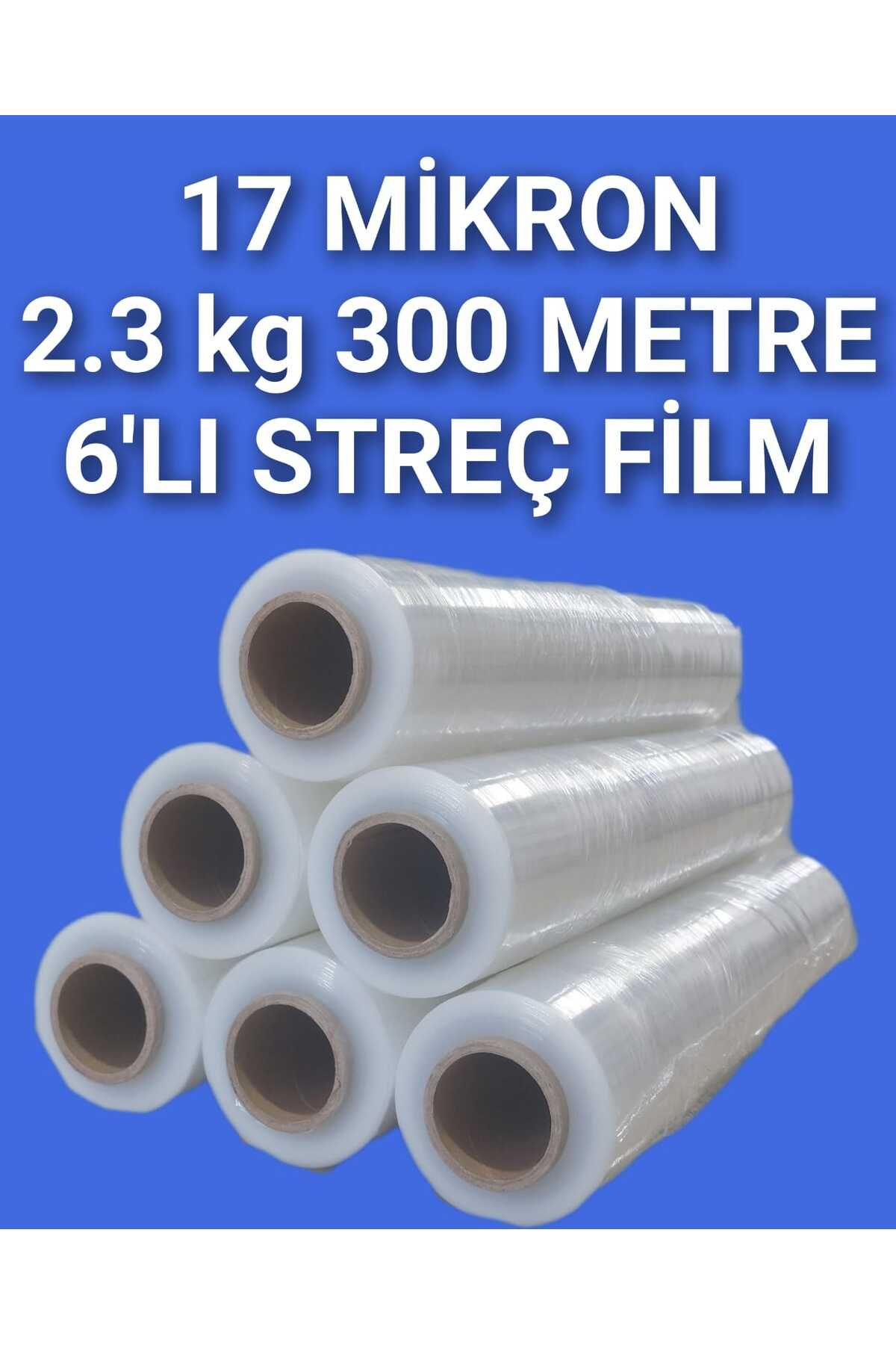PEKERLER 6 ADET 50 CM 17 MİCRON 2.300KG 300 METRE