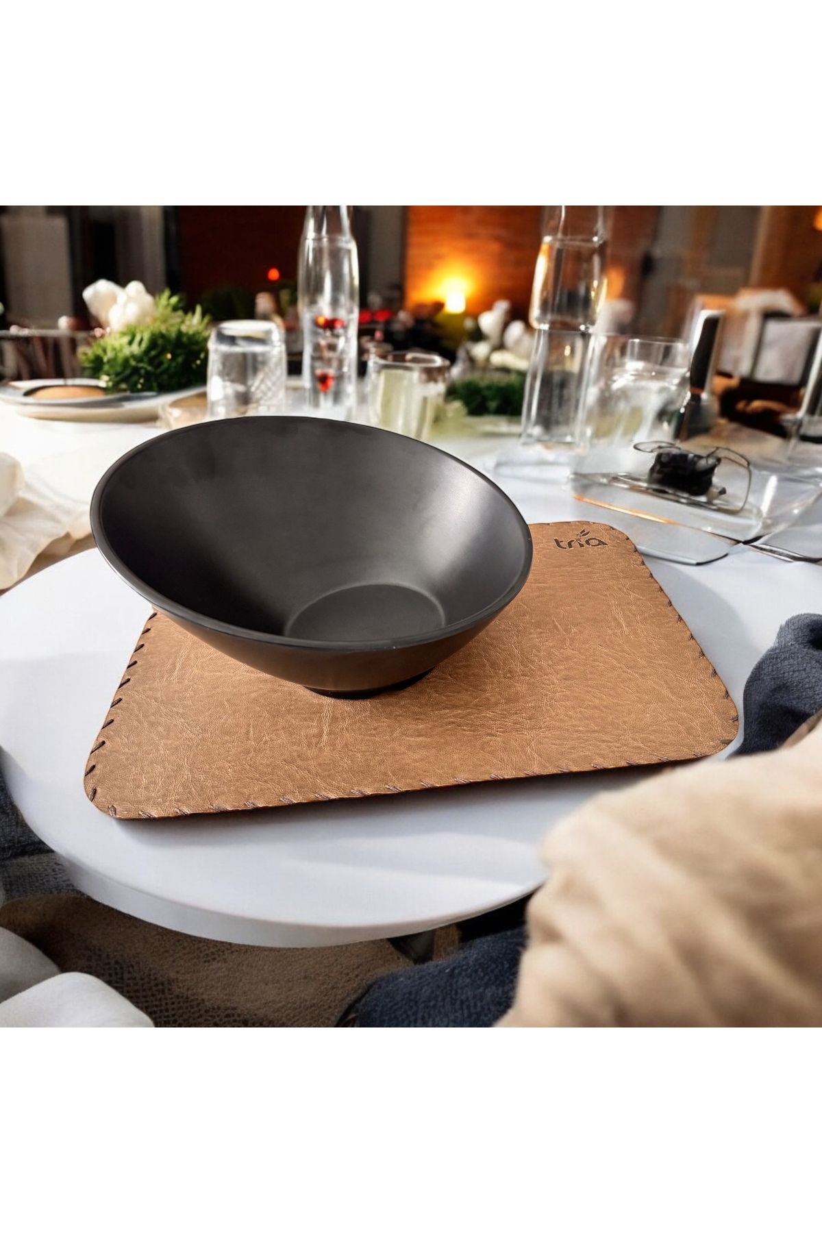 BARITCIOGLU Makarna Salata tabağı Çükür tabak kase Orta boy 25 cm