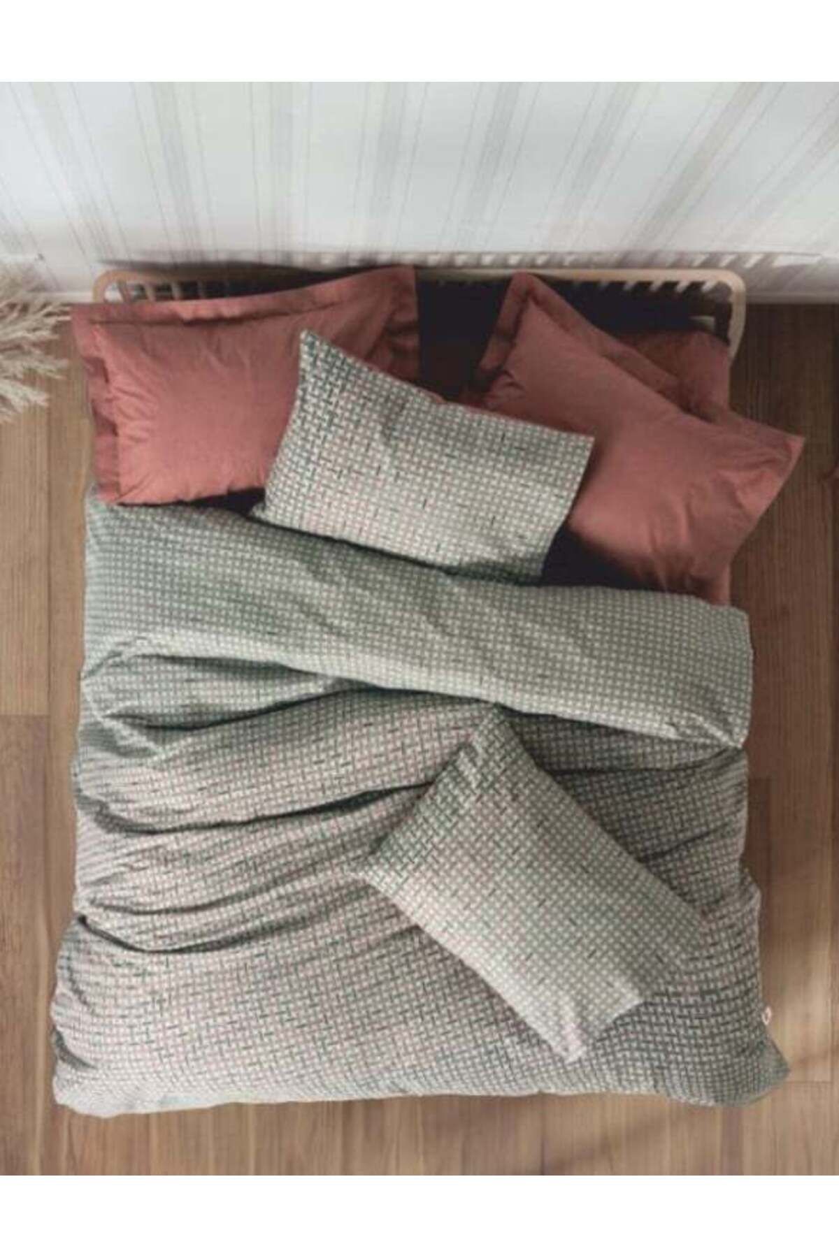 Modafiks Petite Çift Kişilik Nev Takımı Mote Kiremit