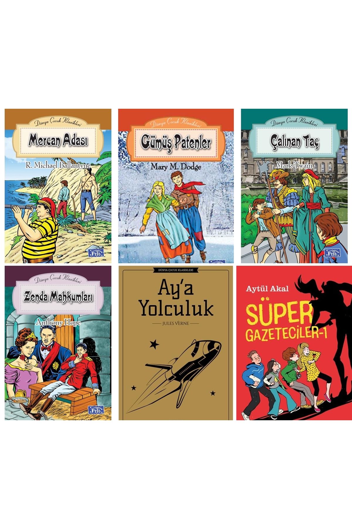 Parıltı Yayınları PARILTI YAYINLARI GÜMÜŞ PATENLER ÇALINAN TAÇ ZENDA MAHKUMLARI VE TUDEM SÜPER GAZETECİLER 1