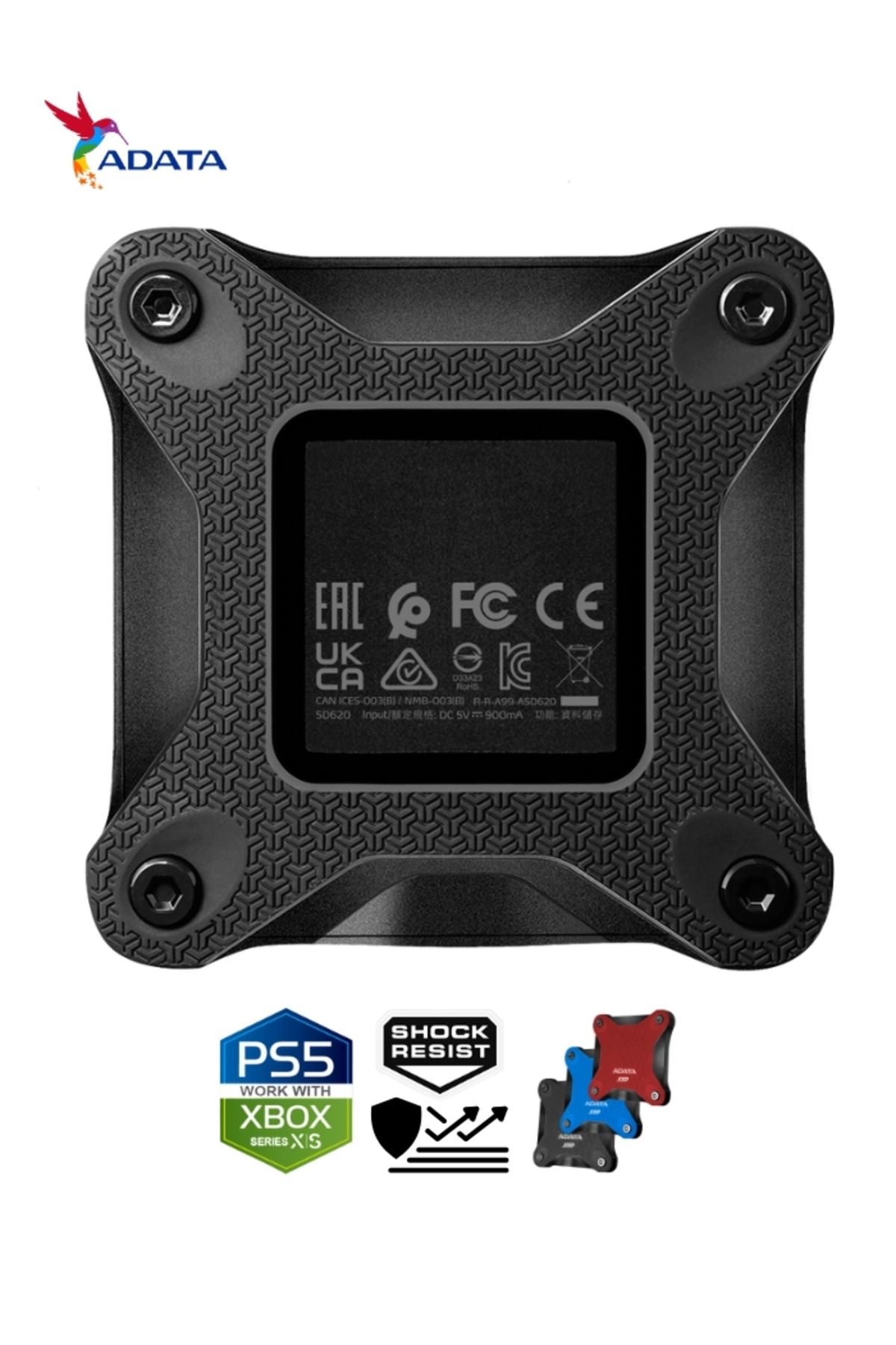 Adata-SD620 External Solid State Drive | SSD Compatible with PS5 XBOX 3