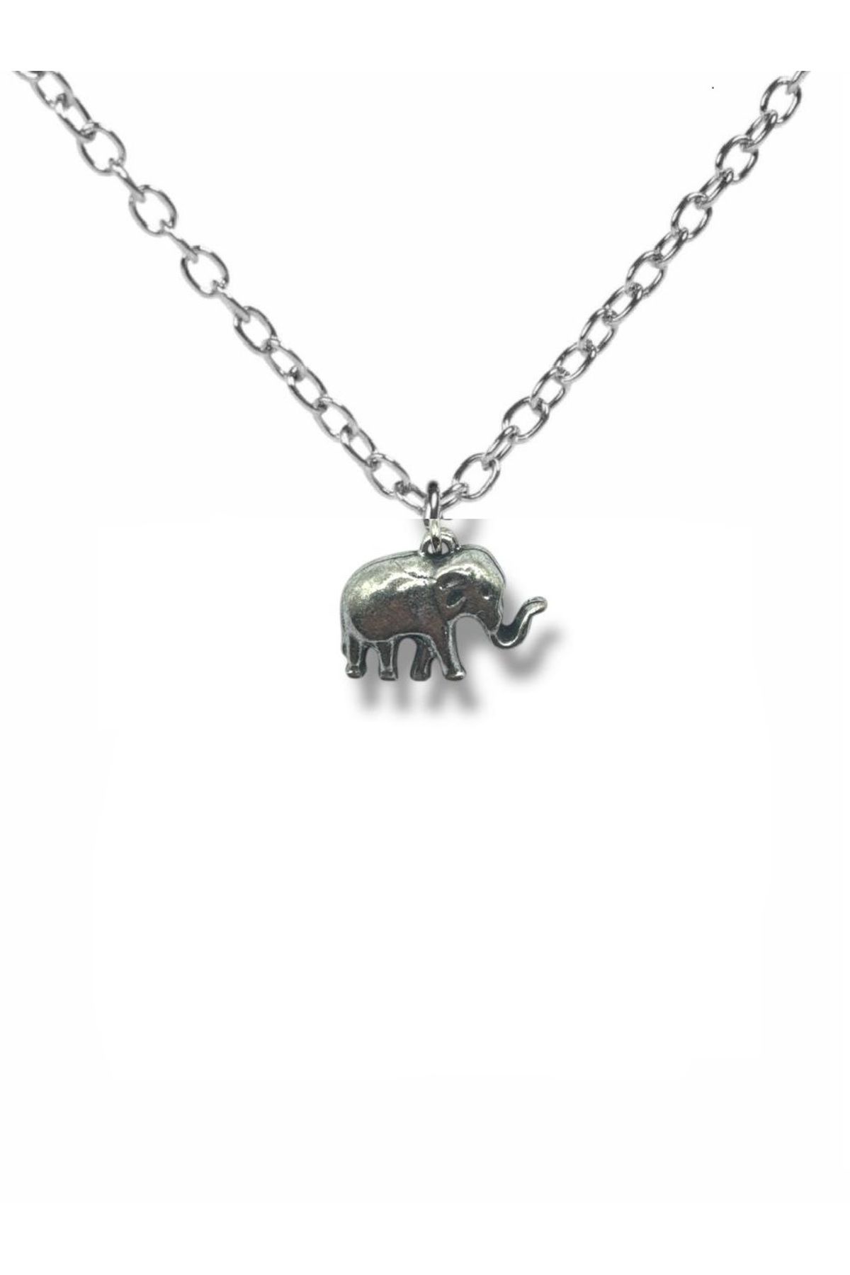 Herşey Nota Elephant Grace – Fil Figürlü Unisex Kolye (60 cm Zincirli)