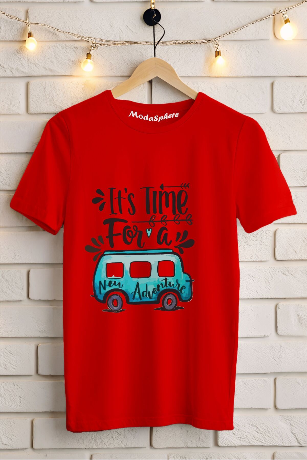 ModaSphere Retro Car Baskılı Unisex Oversize Tişört