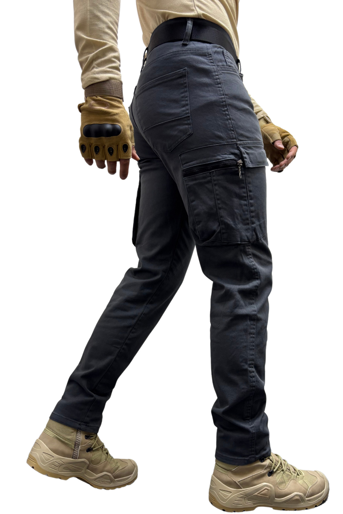 Polviton  Erkek Kargo Pantolon Tactical Combat Yandan Cepli - Görsel 7