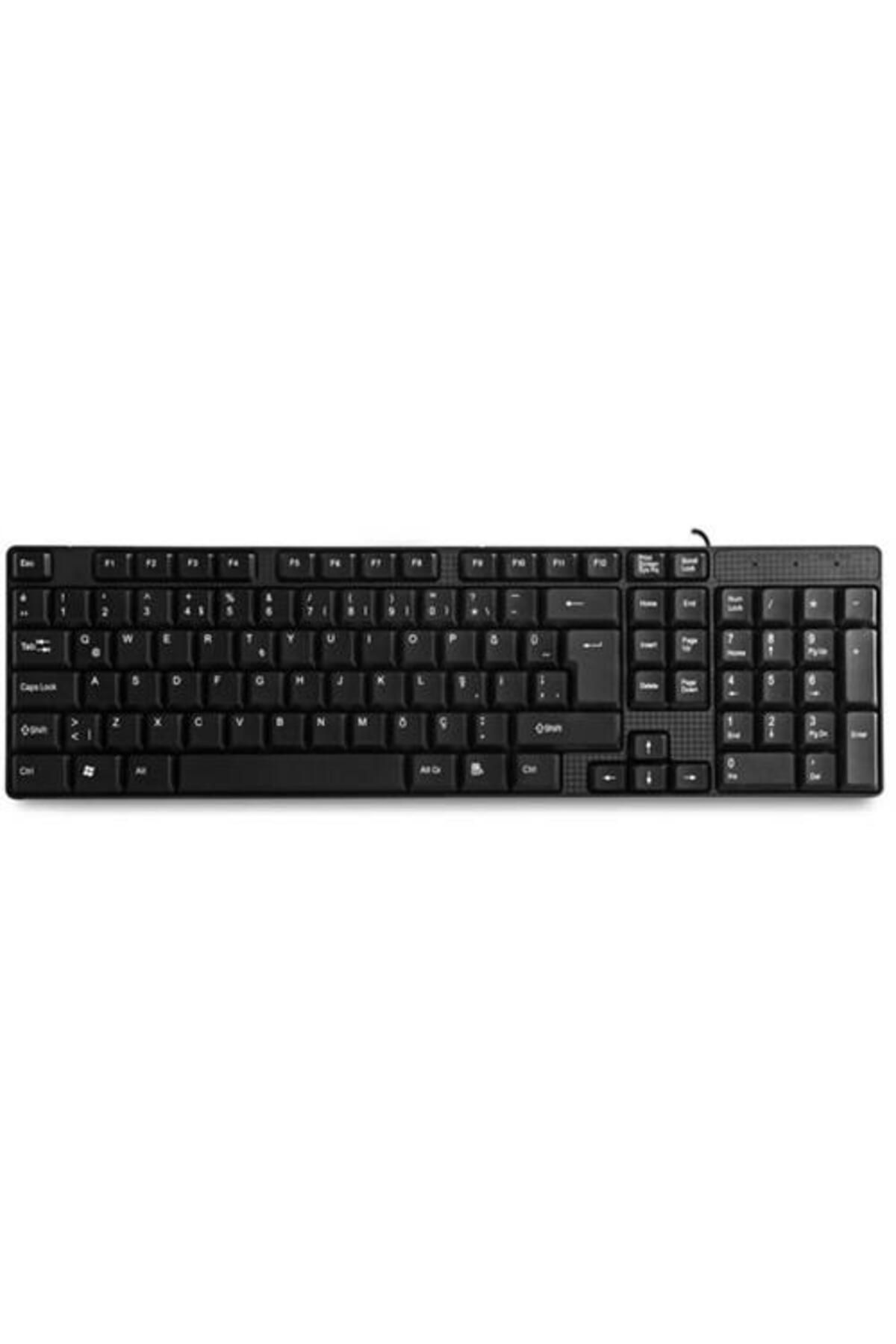 Pazarcan Everest Kb-871U Siyah Usb Q Tr Standart Kablolu Klavye