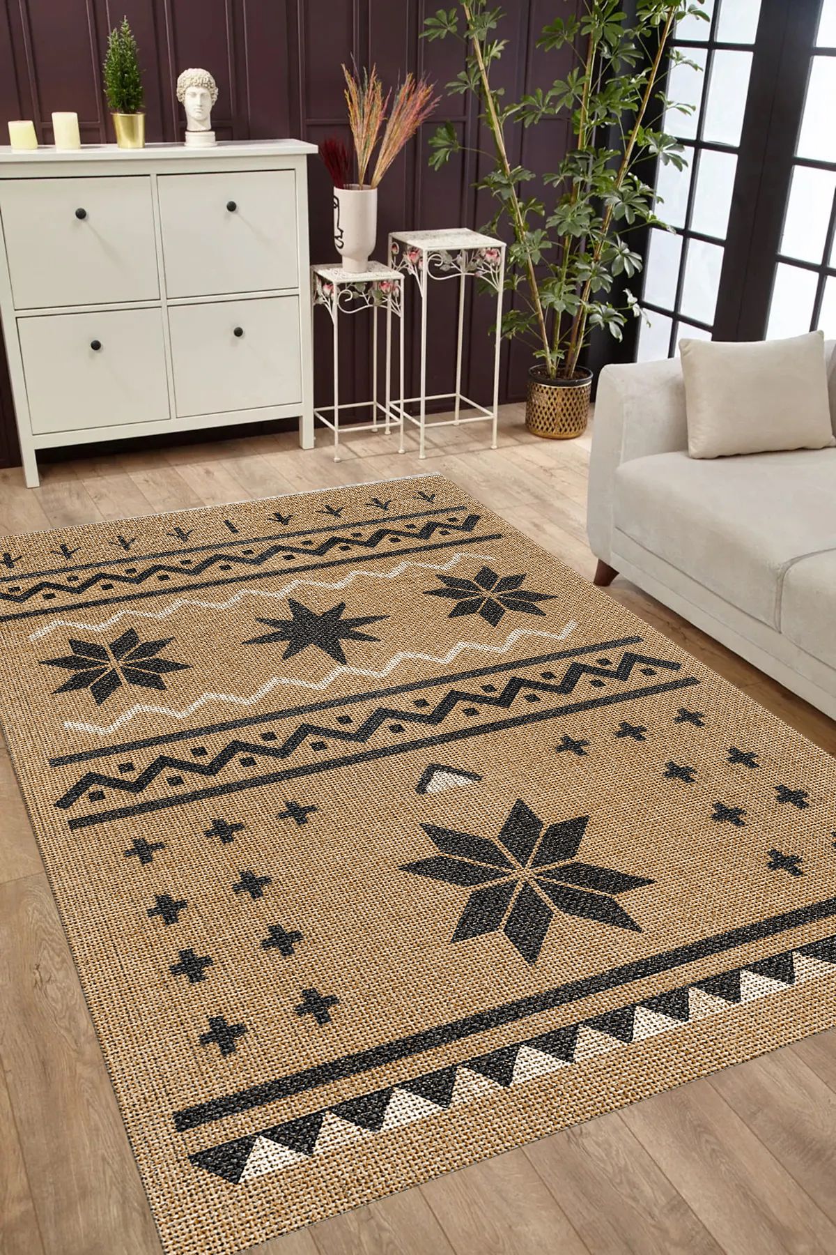 LTS HOME Dijital BASKILI Renkli Kaymaz Taban Yıkanabilir Modern Mutfak Halısı Salon Halısı Yolluk