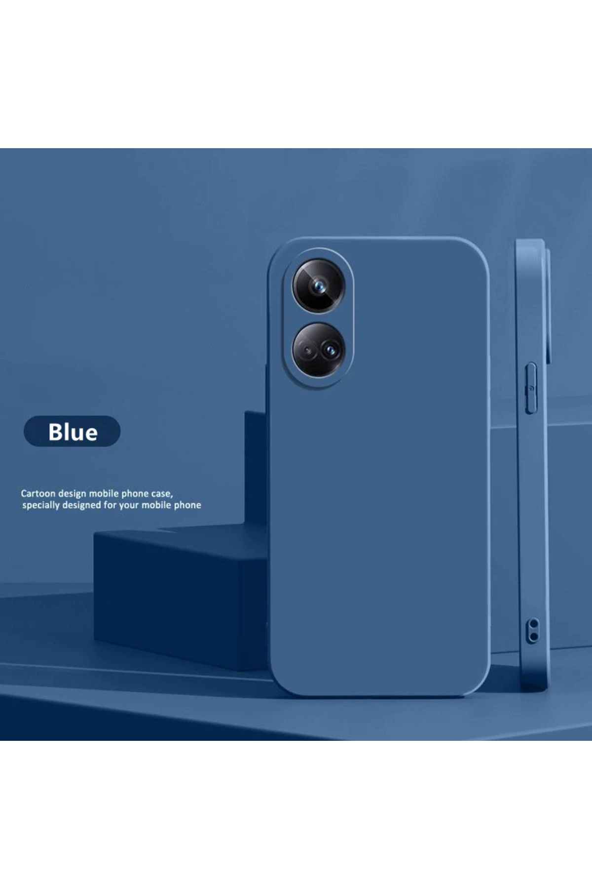 GRABONO Oppo Reno A38 Kılıf Kamera Korumalı Kadife İç Kaplama Mat Premium Seri