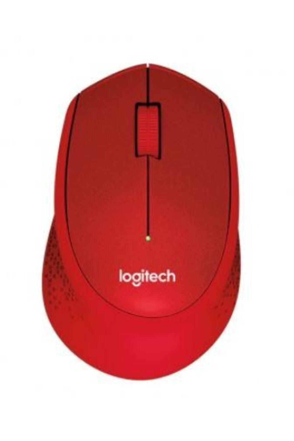 Pazarcan M330 Sessiz Kablosuz Usb Optik Mouse Kirmizi 910-004911