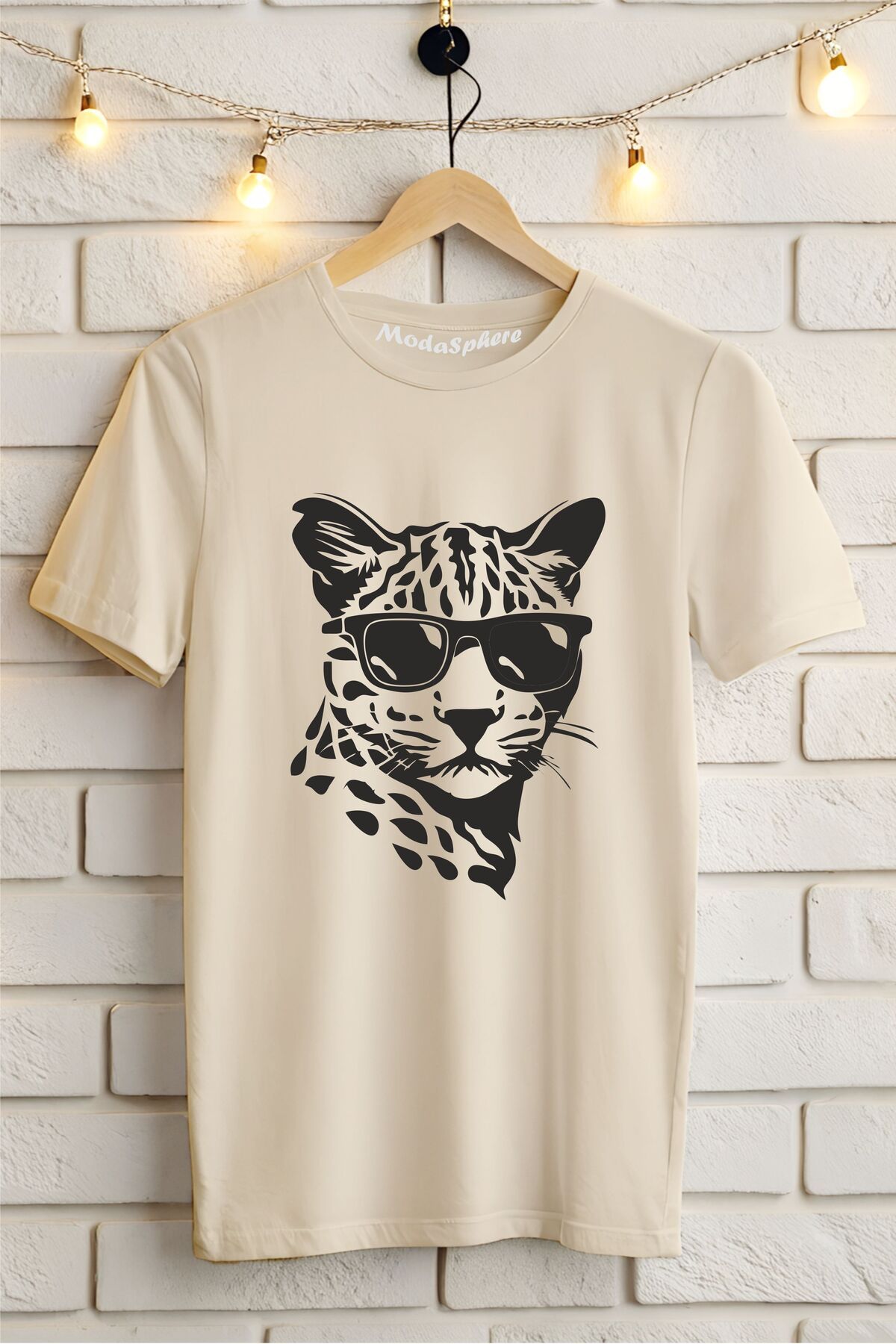 ModaSphere KAPLAN Baskılı Unisex Oversize Tişört