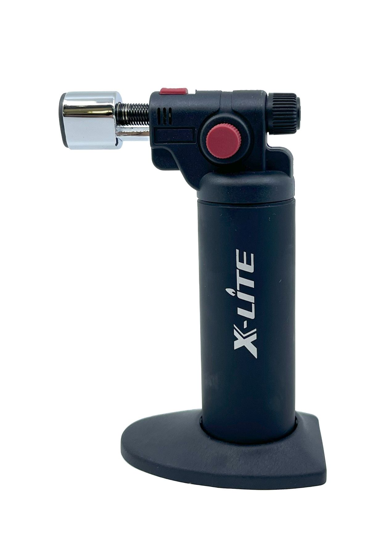 Bıyıklı Tobacco X-Lite Jet Flame Pürmüz Çakmak - Siyah