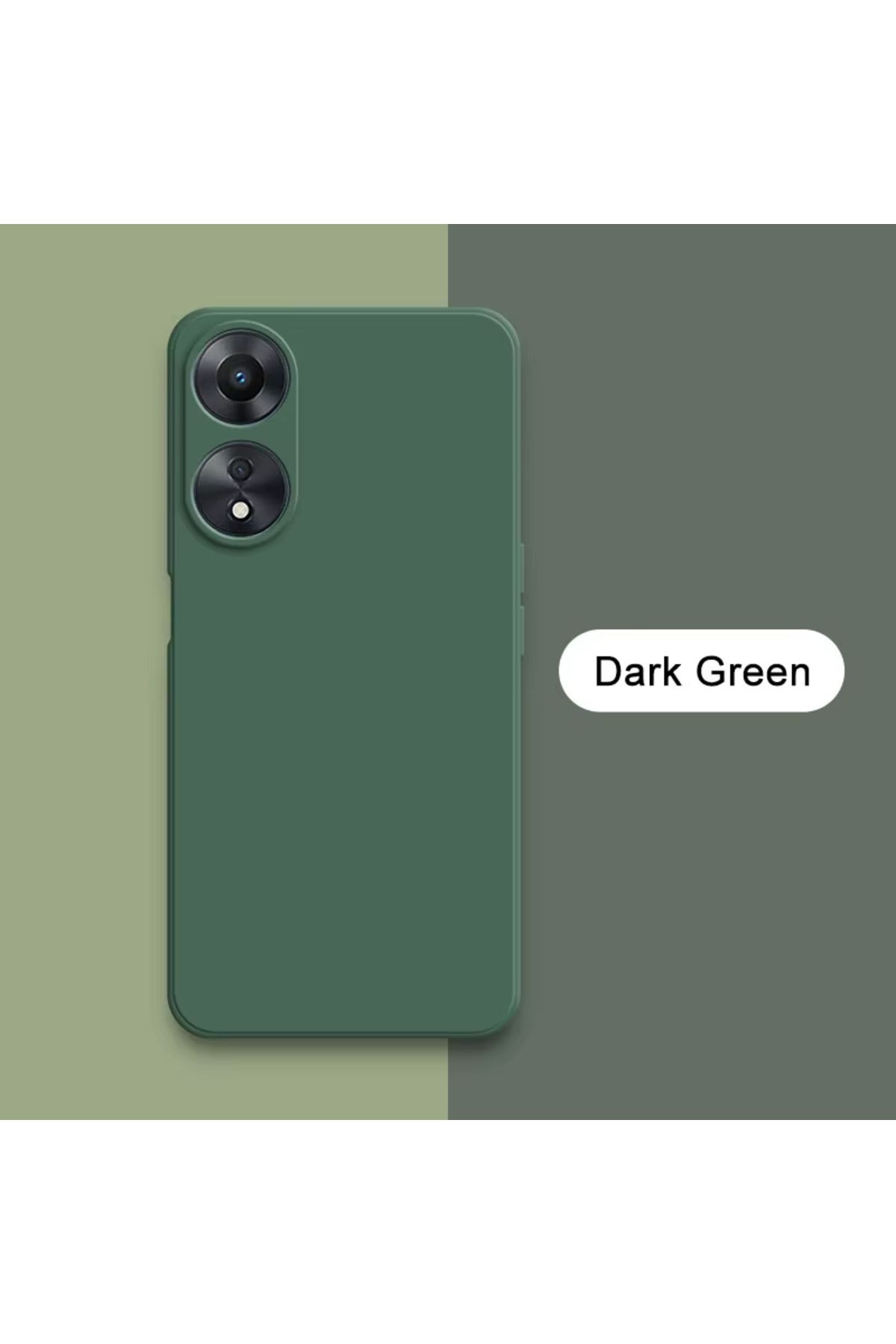 GRABONO Oppo Reno A38 Kılıf Kamera Korumalı Kadife İç Kaplama Mat Premium Seri