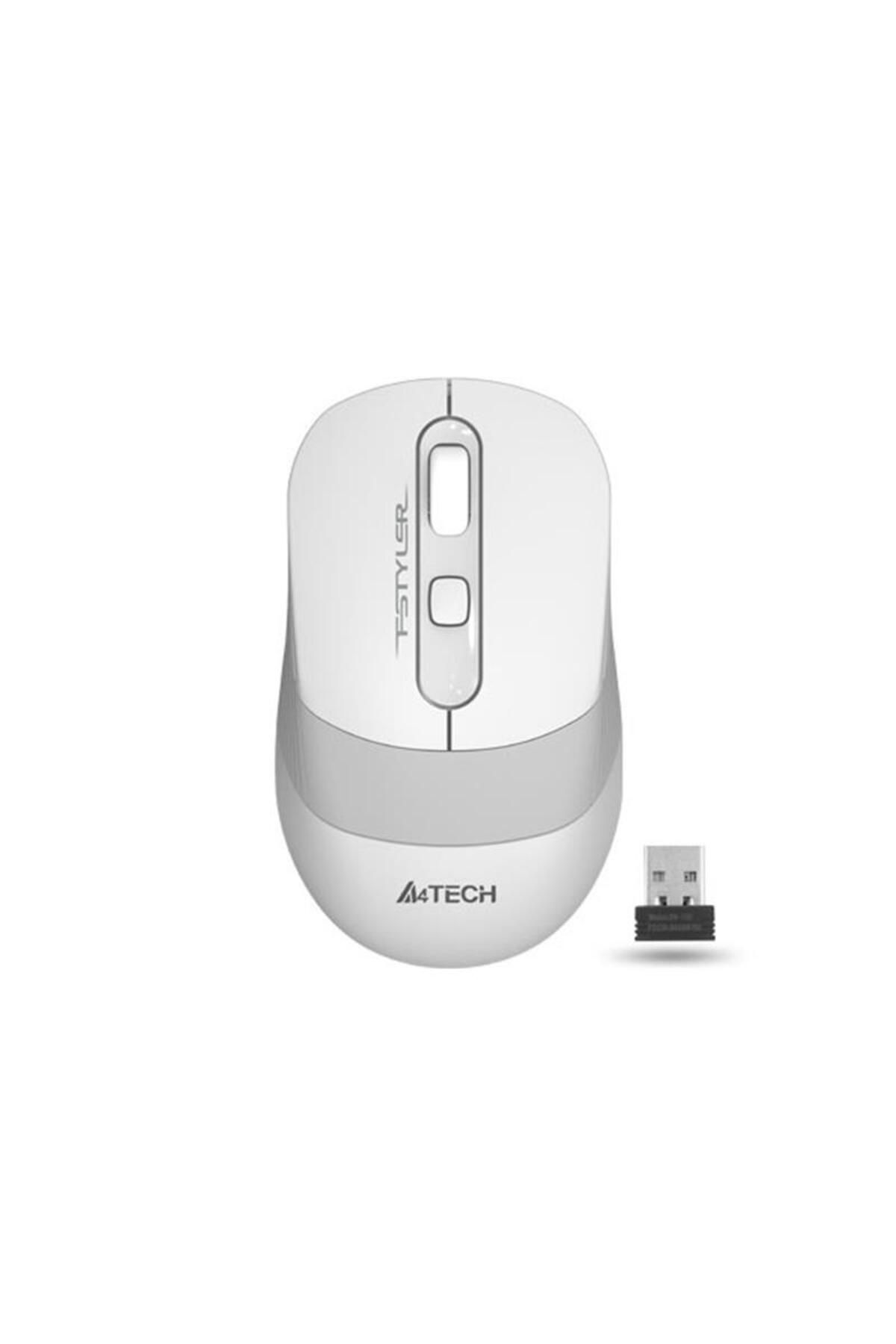 Pazarcan A4 Tech Fg10 Beyaz 2.4G Nano 2000Dpi Kablosuz Mouse