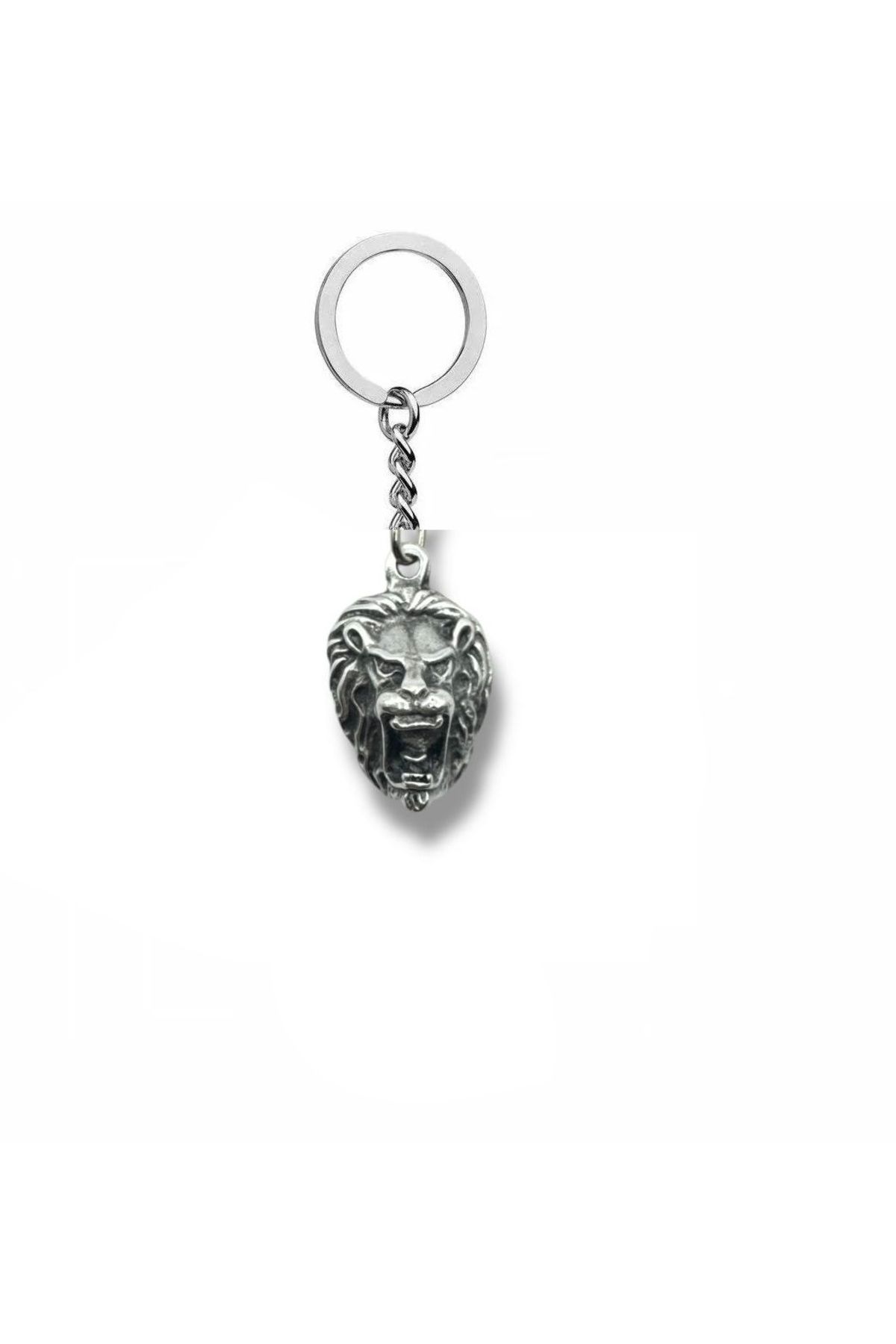 Herşey Nota Majestic Lion – Aslan Kafası Figürlü Unisex Metal Anahtarlık