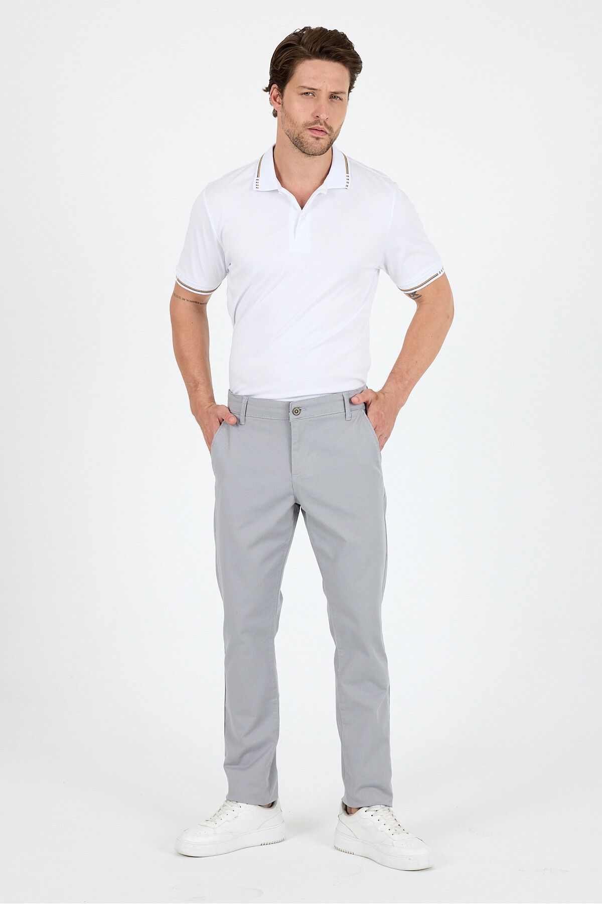 Rodi Erkek Slim Fit Chino Pantolon – %98 Pamuk %2 Elastan Rahat Şık Günlük Esnek Kumaş Pantolon 1012