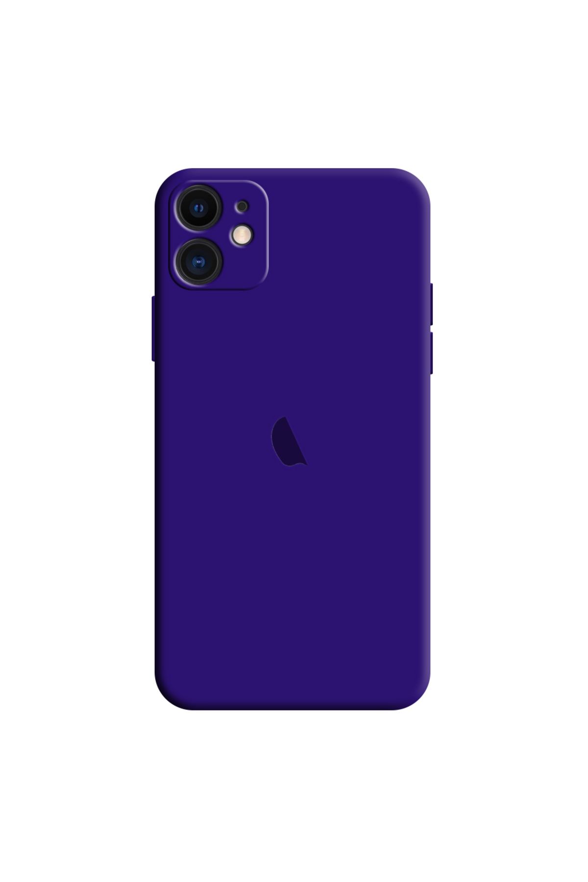 Tekamo Apple iPhone 12 Uyumlu Kamera Korumalı Silikon İçi Kadife Lansman Kılıf